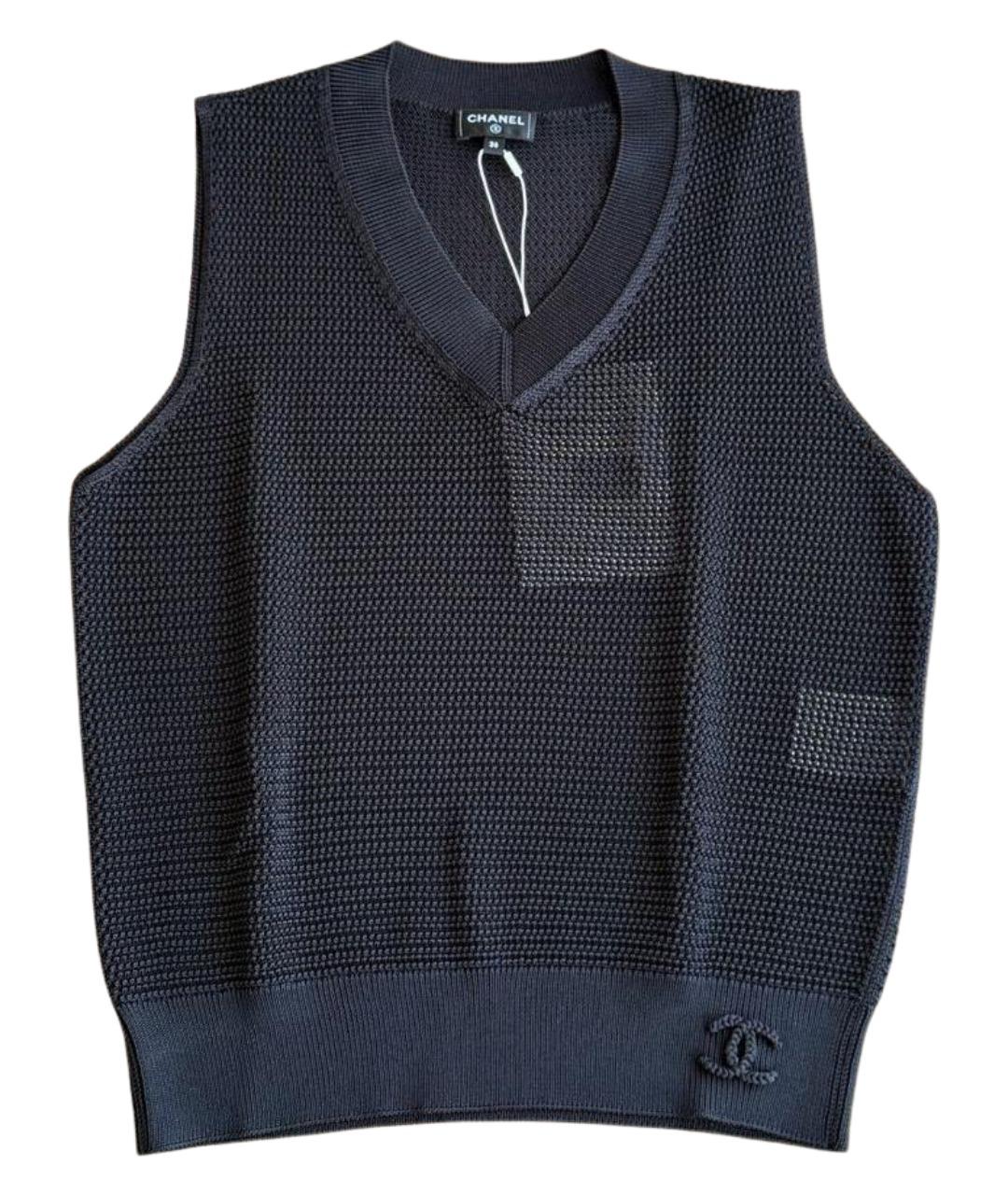 CHANEL Черная жилетка, фото 1