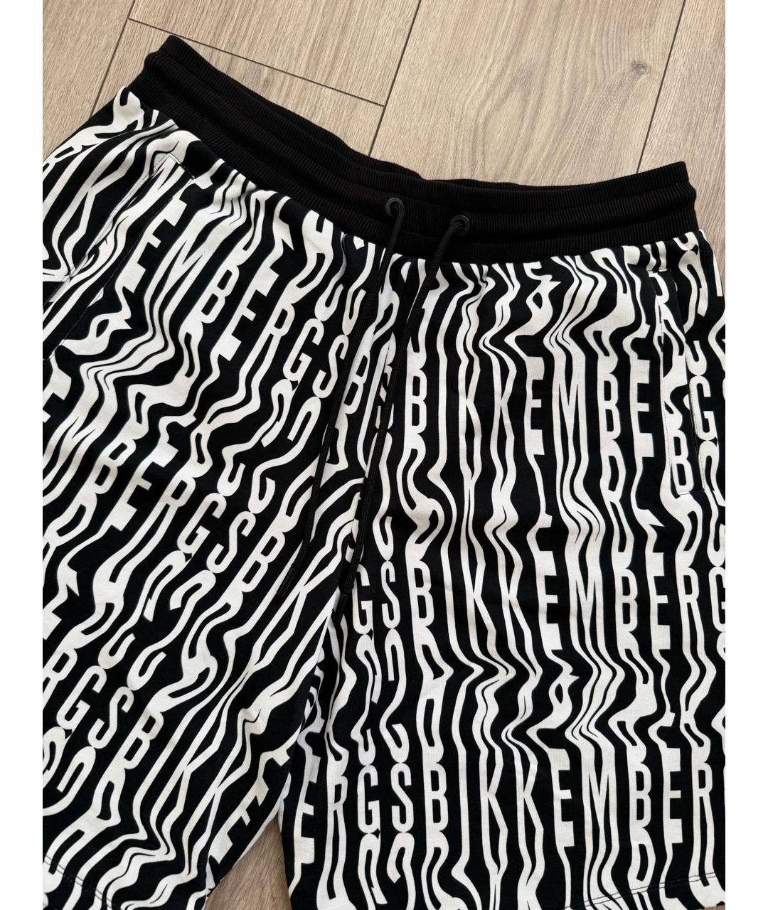 BIKKEMBERGS Черные хлопковые шорты, фото 8