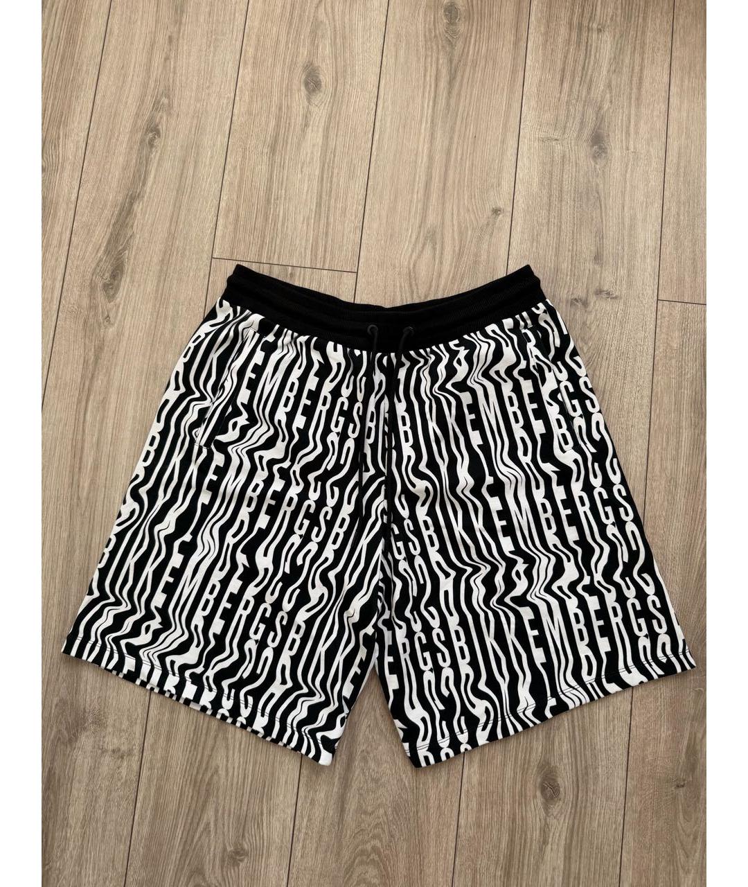 BIKKEMBERGS Черные хлопковые шорты, фото 9