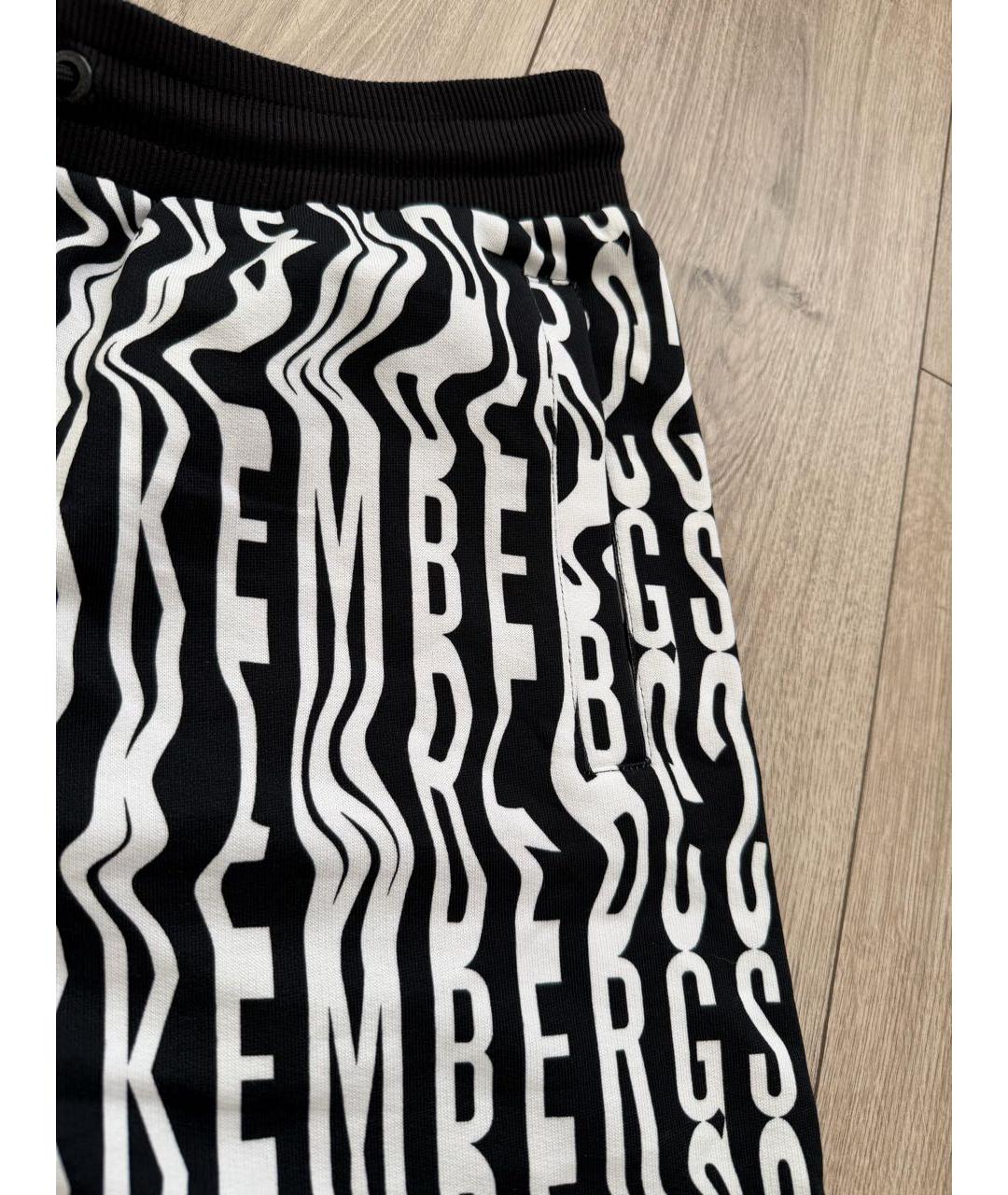 BIKKEMBERGS Черные хлопковые шорты, фото 7