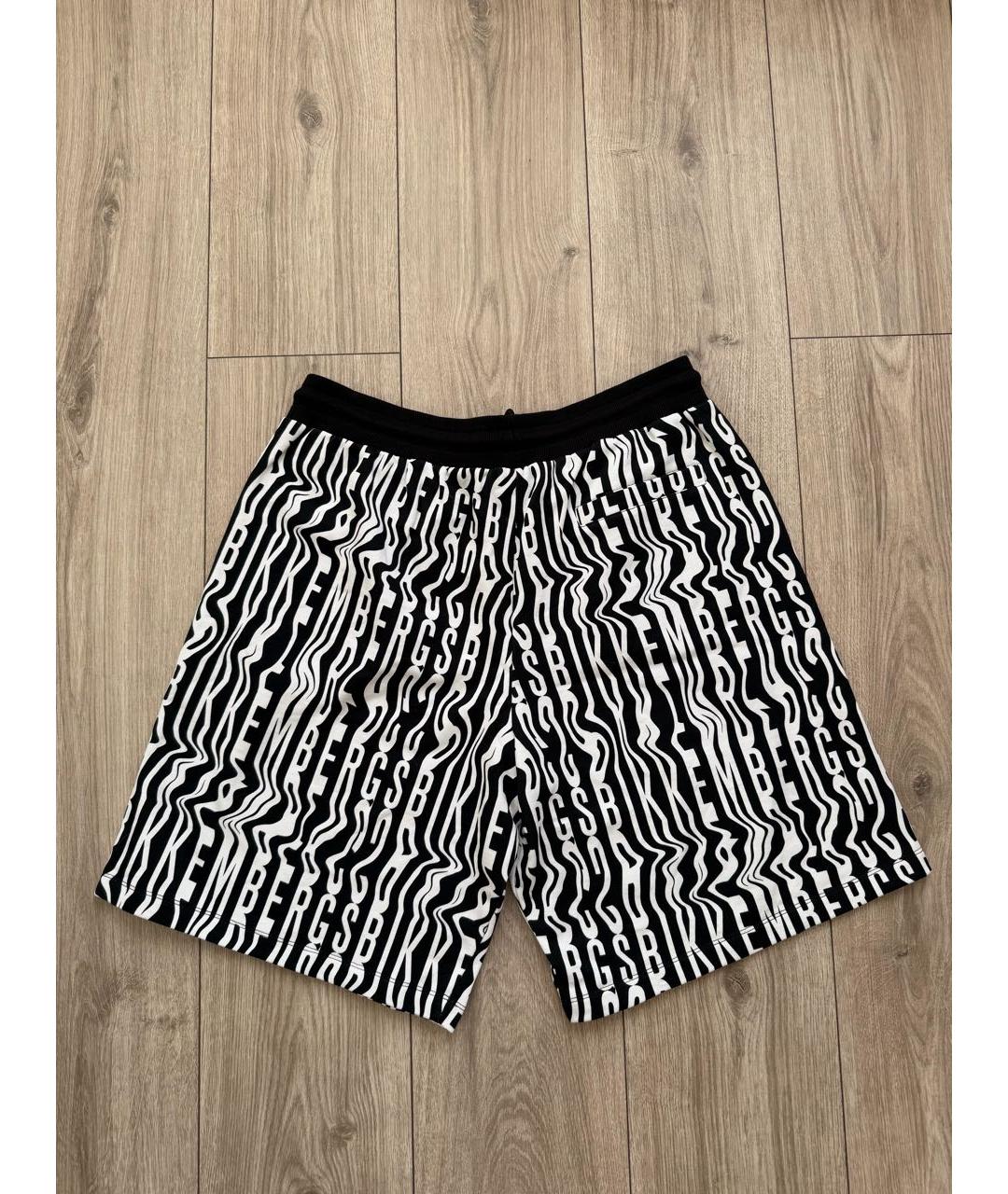 BIKKEMBERGS Черные хлопковые шорты, фото 2