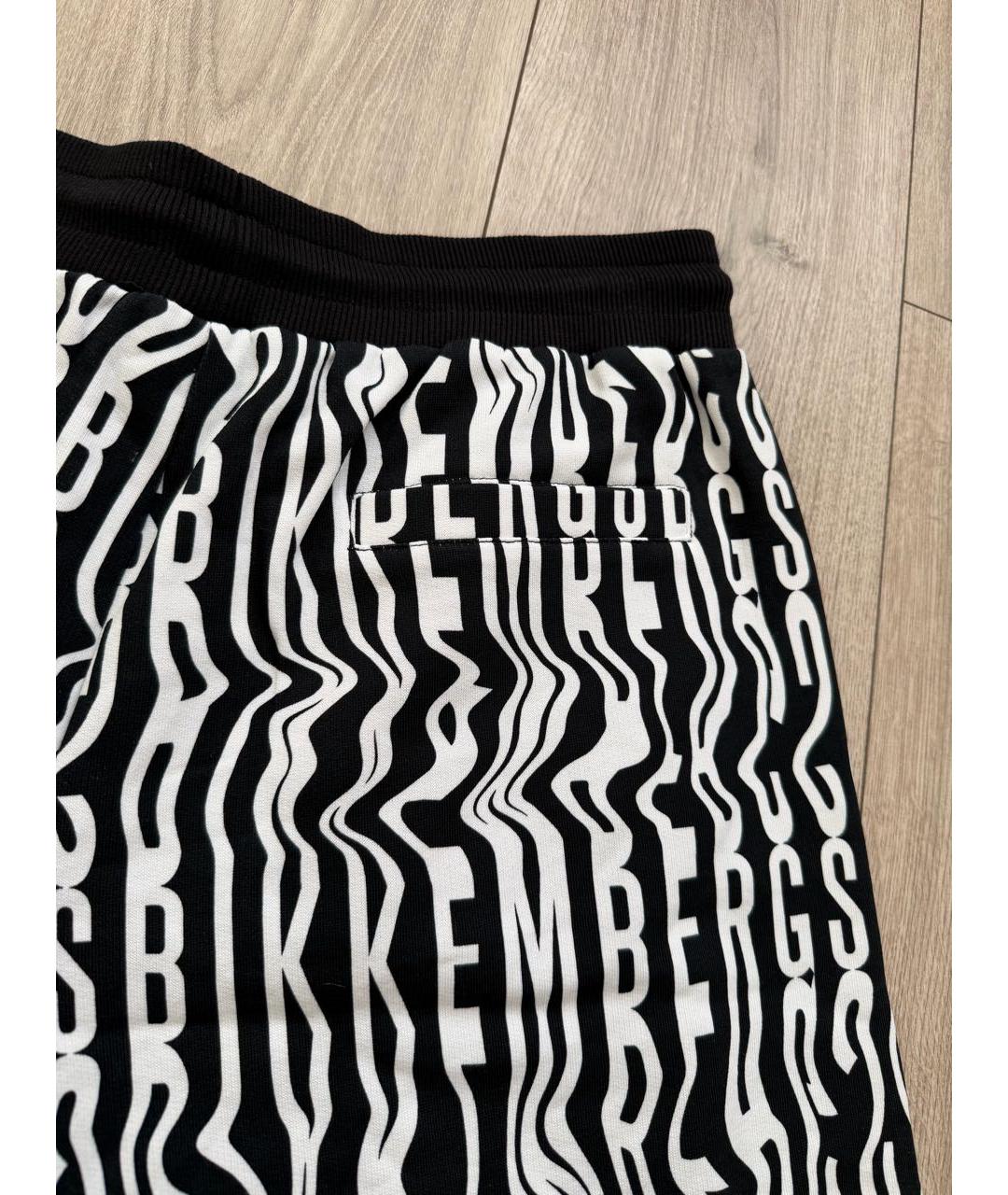 BIKKEMBERGS Черные хлопковые шорты, фото 6