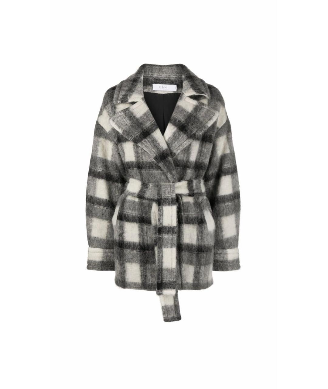 IRO Серое шерстяное пальто, фото 1