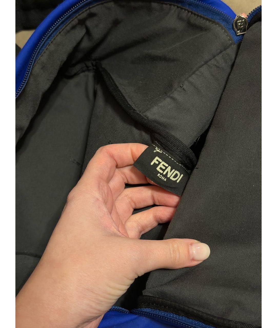 FENDI Синий рюкзак, фото 6