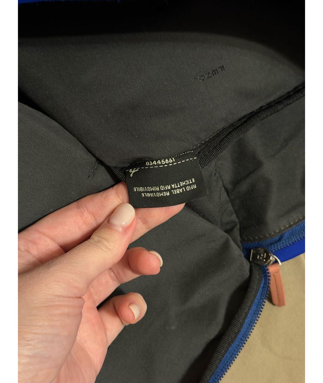 FENDI Синий рюкзак, фото 5