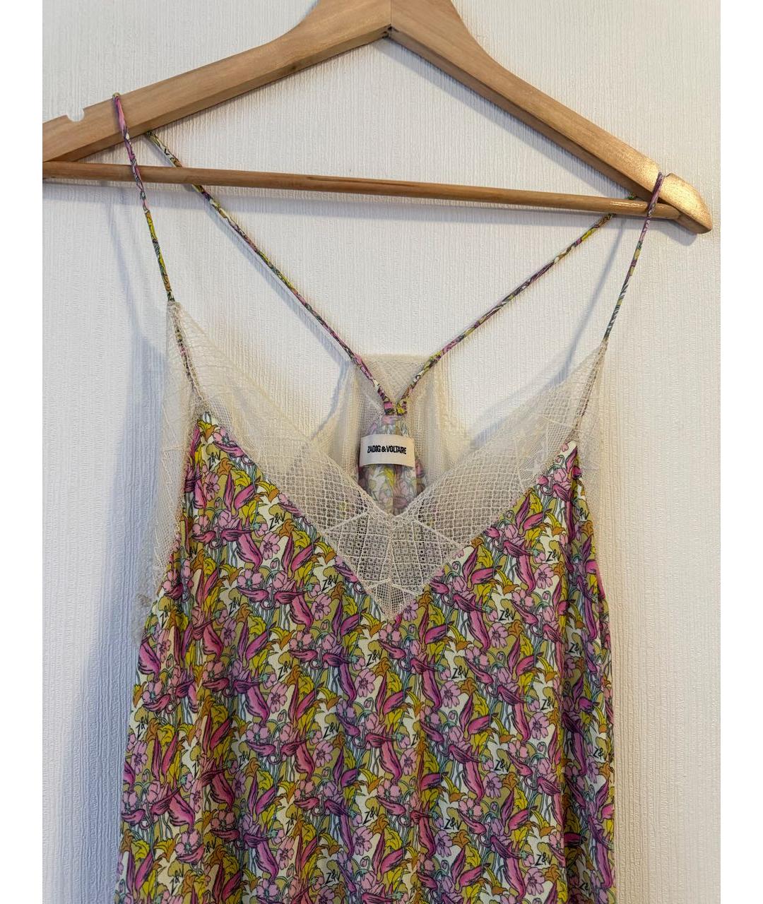 ZADIG & VOLTAIRE Мульти вискозное повседневное платье, фото 4