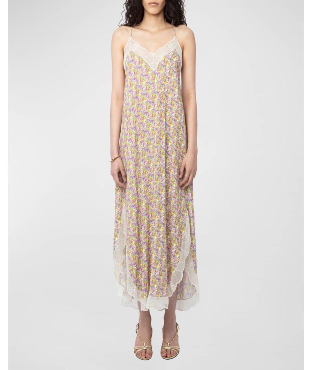 ZADIG & VOLTAIRE Мульти вискозное повседневное платье, фото 2