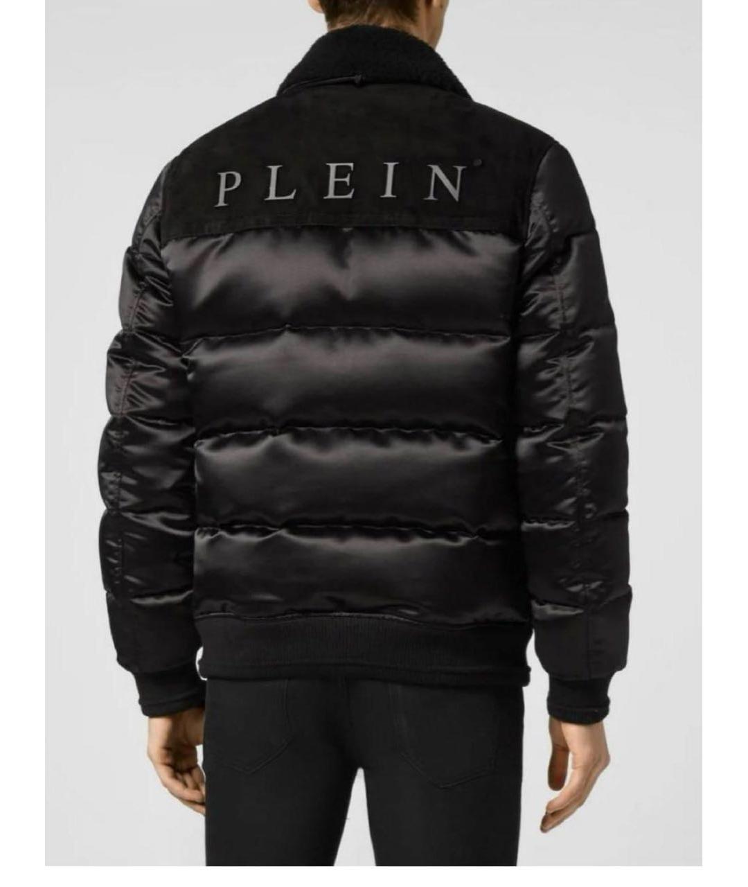 PHILIPP PLEIN Черная кожаная куртка, фото 2