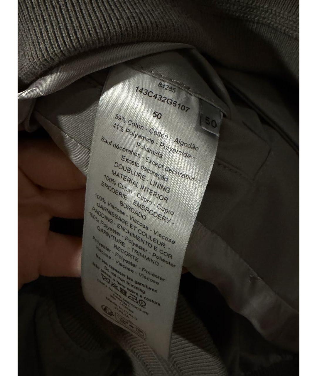 CHRISTIAN DIOR Серая куртка, фото 5