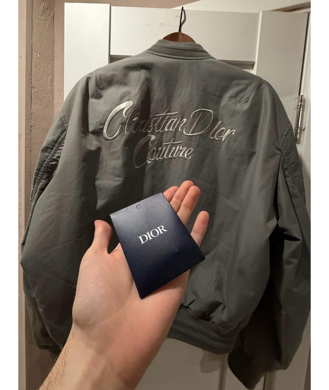 CHRISTIAN DIOR Серая куртка, фото 4