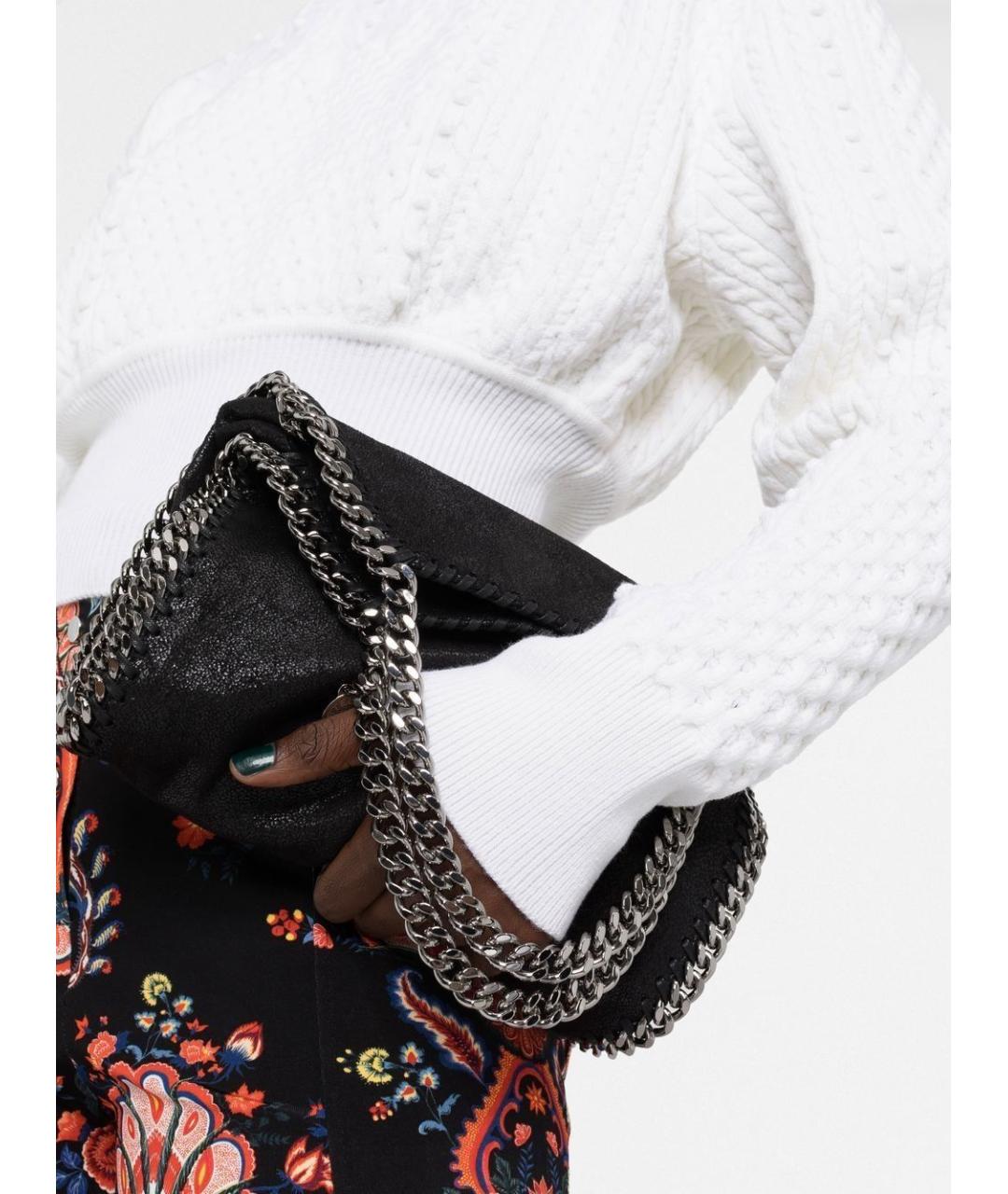 STELLA MCCARTNEY Черная сумка тоут из искусственной кожи, фото 6