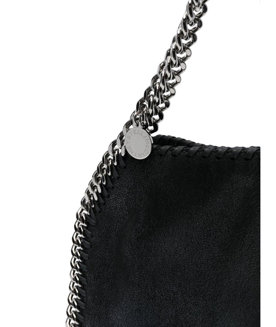 STELLA MCCARTNEY Черная сумка тоут из искусственной кожи, фото 4