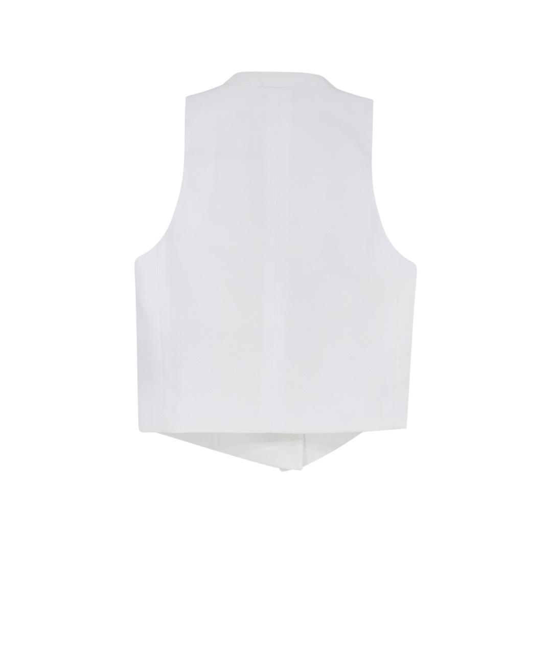 TOM FORD Белый хлопковый жилет, фото 2