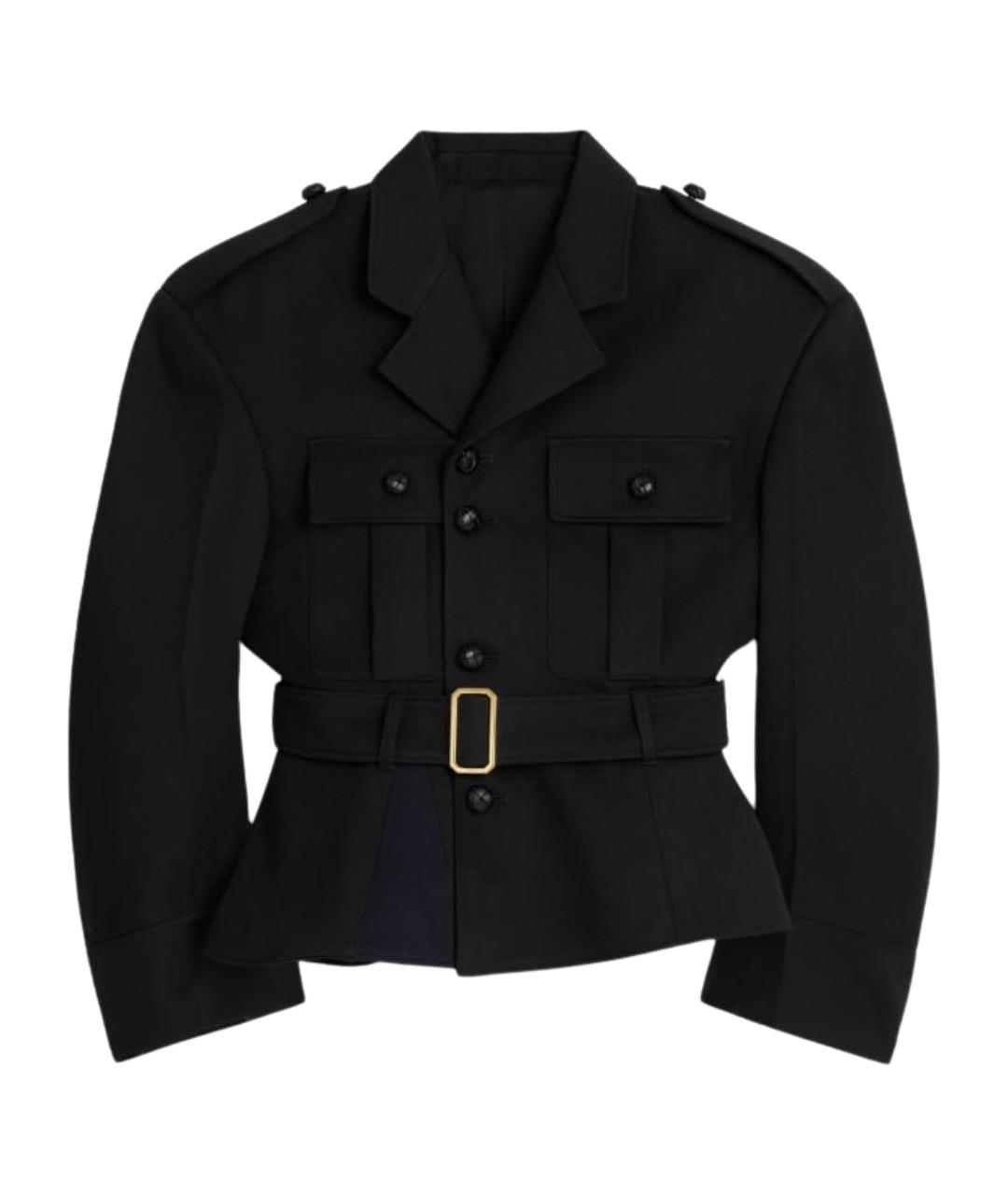 CELINE Черная шерстяная куртка, фото 1