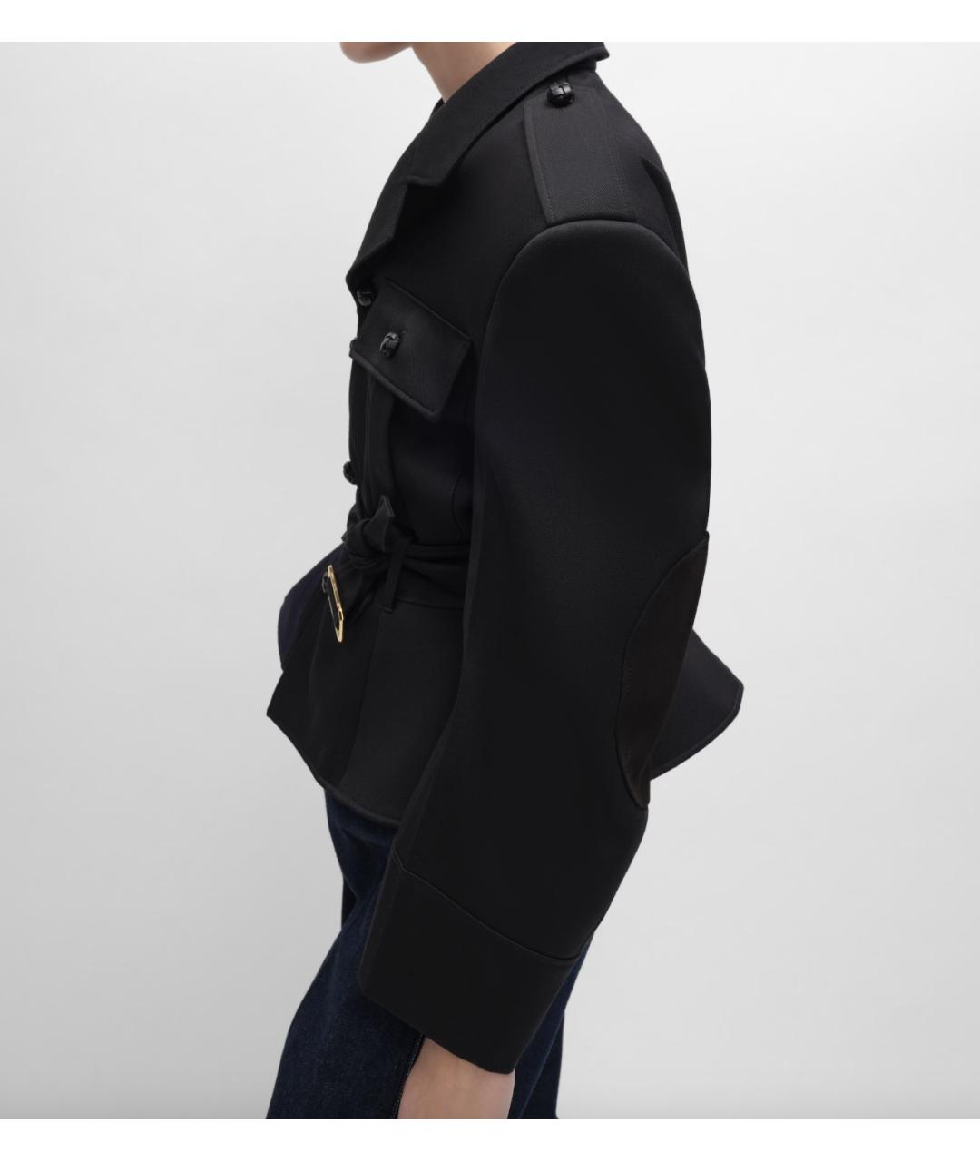 CELINE Черная шерстяная куртка, фото 3