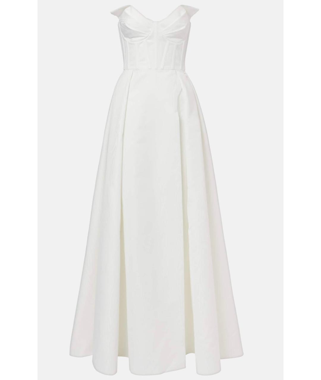 REBECCA VALLANCE Белое полиэстеровое вечернее платье, фото 5