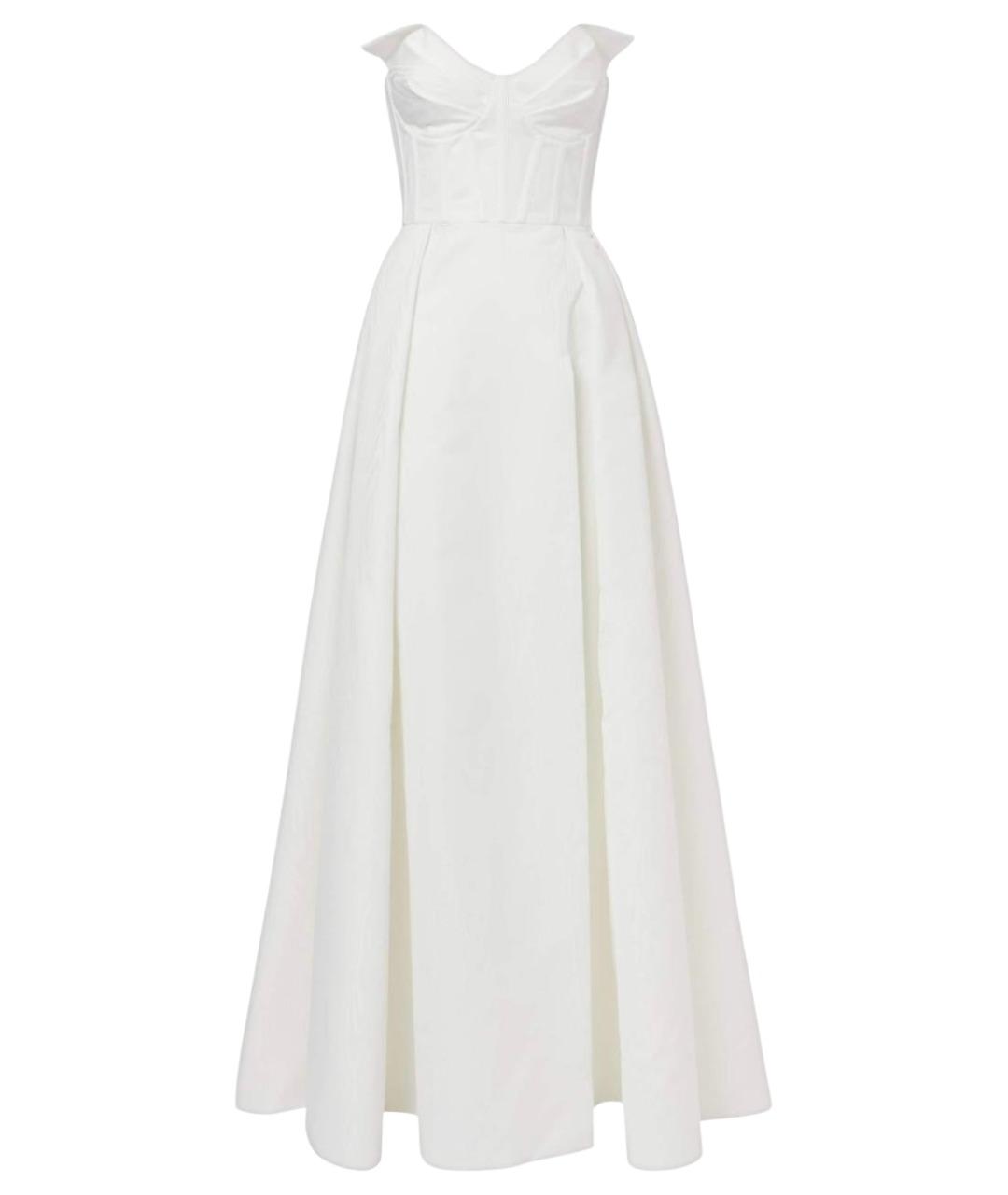 REBECCA VALLANCE Белое полиэстеровое вечернее платье, фото 1