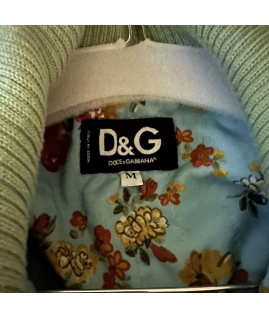 DOLCE&GABBANA Темно-синяя деним куртка, фото 6