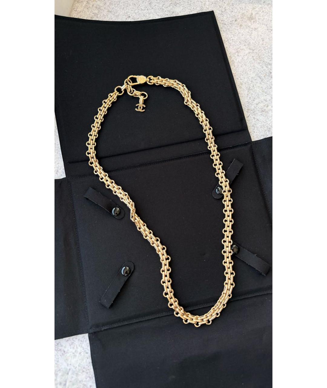 CHANEL Золотое колье, фото 2