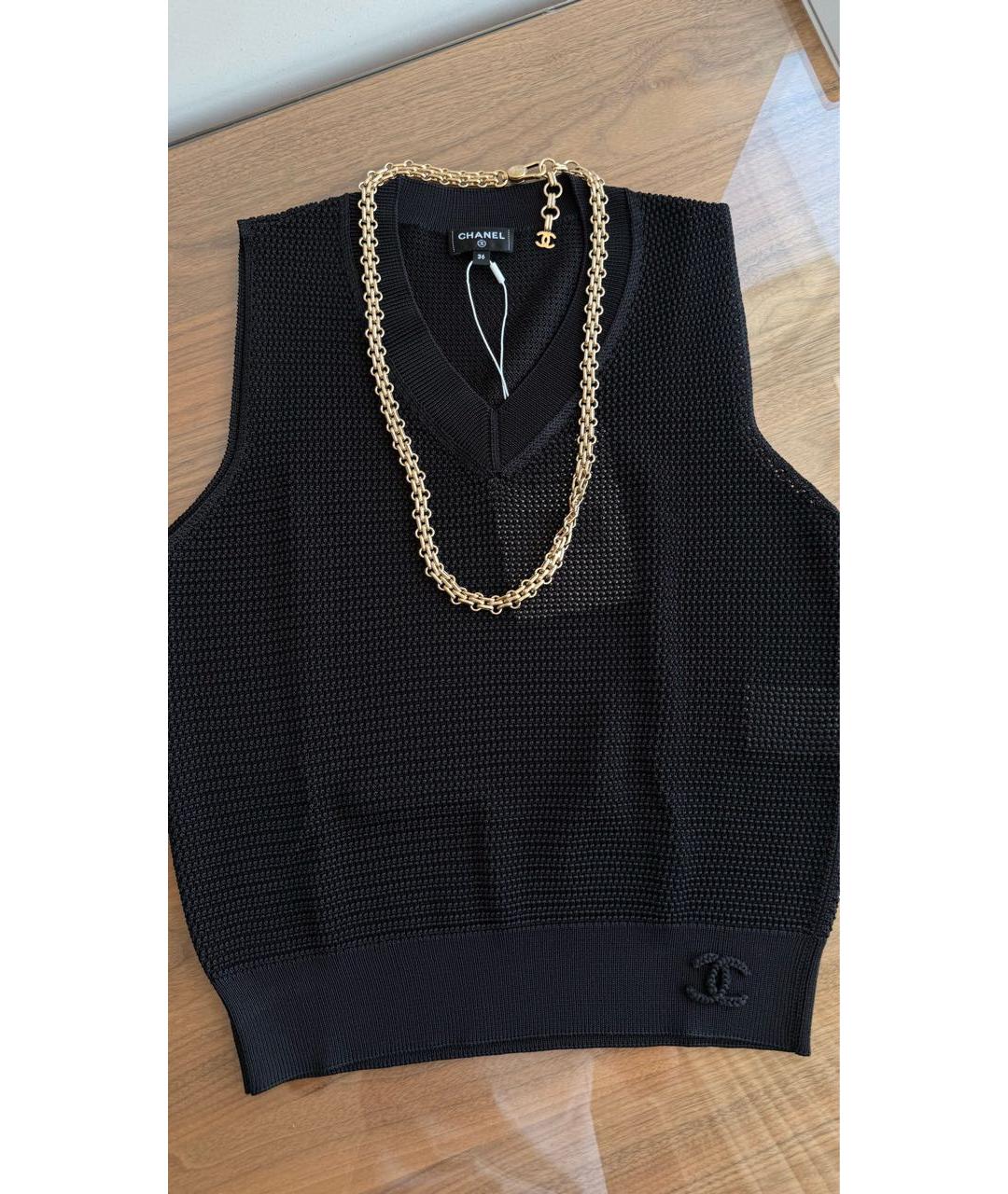 CHANEL Золотое колье, фото 3