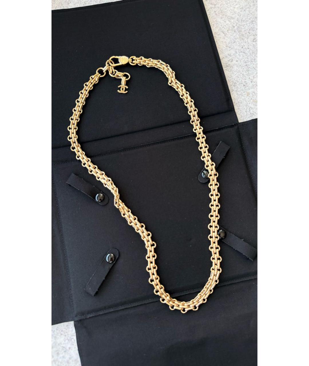 CHANEL Золотое колье, фото 4