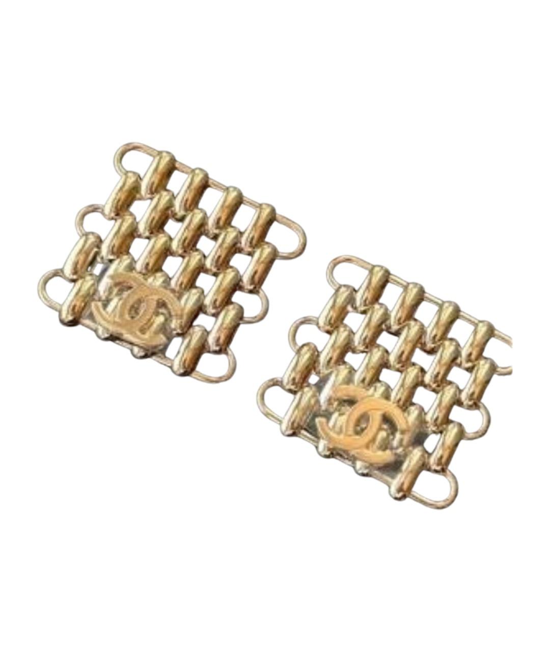 CHANEL Золотые серьги, фото 1