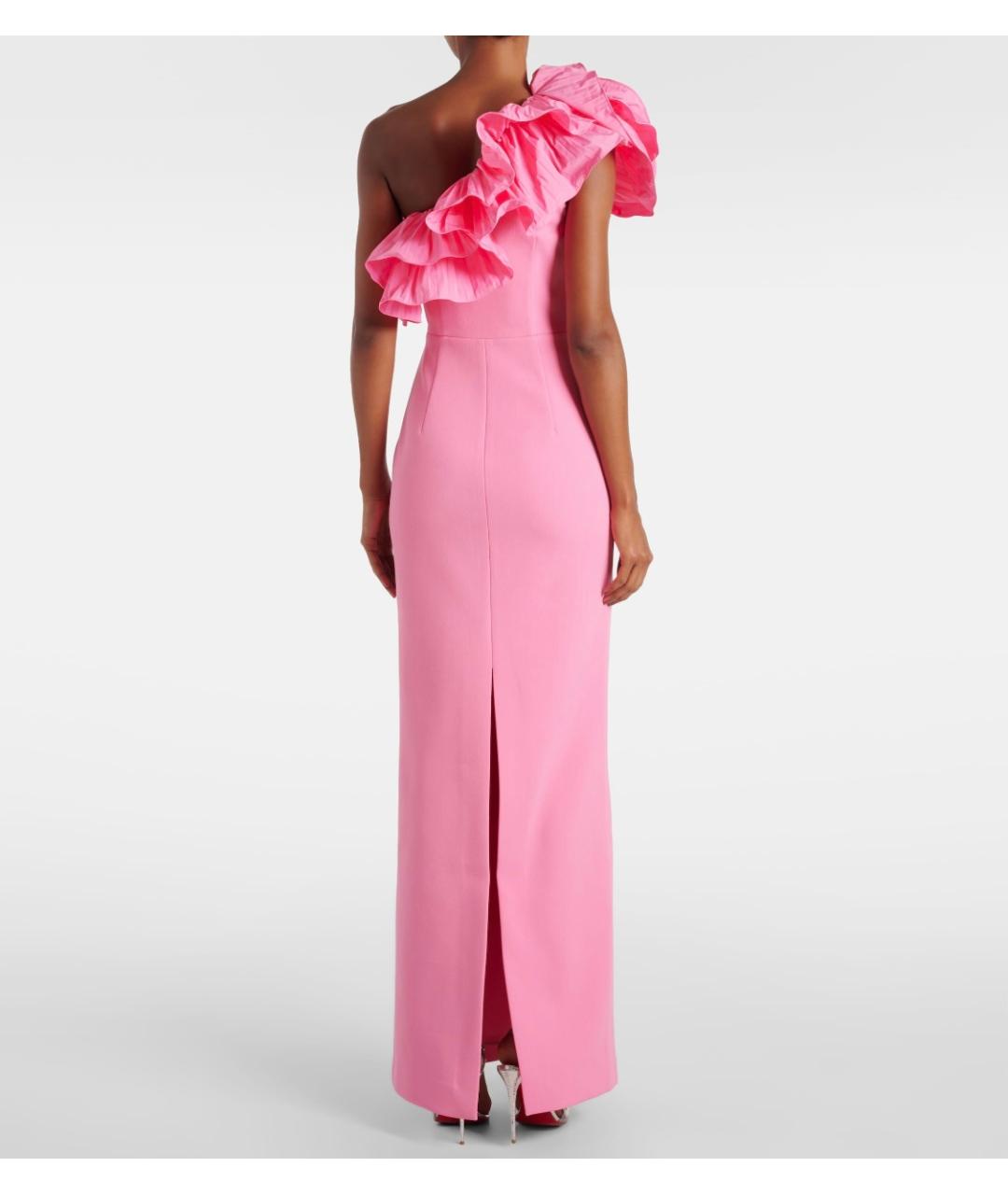 REBECCA VALLANCE Розовое полиэстеровое вечернее платье, фото 3