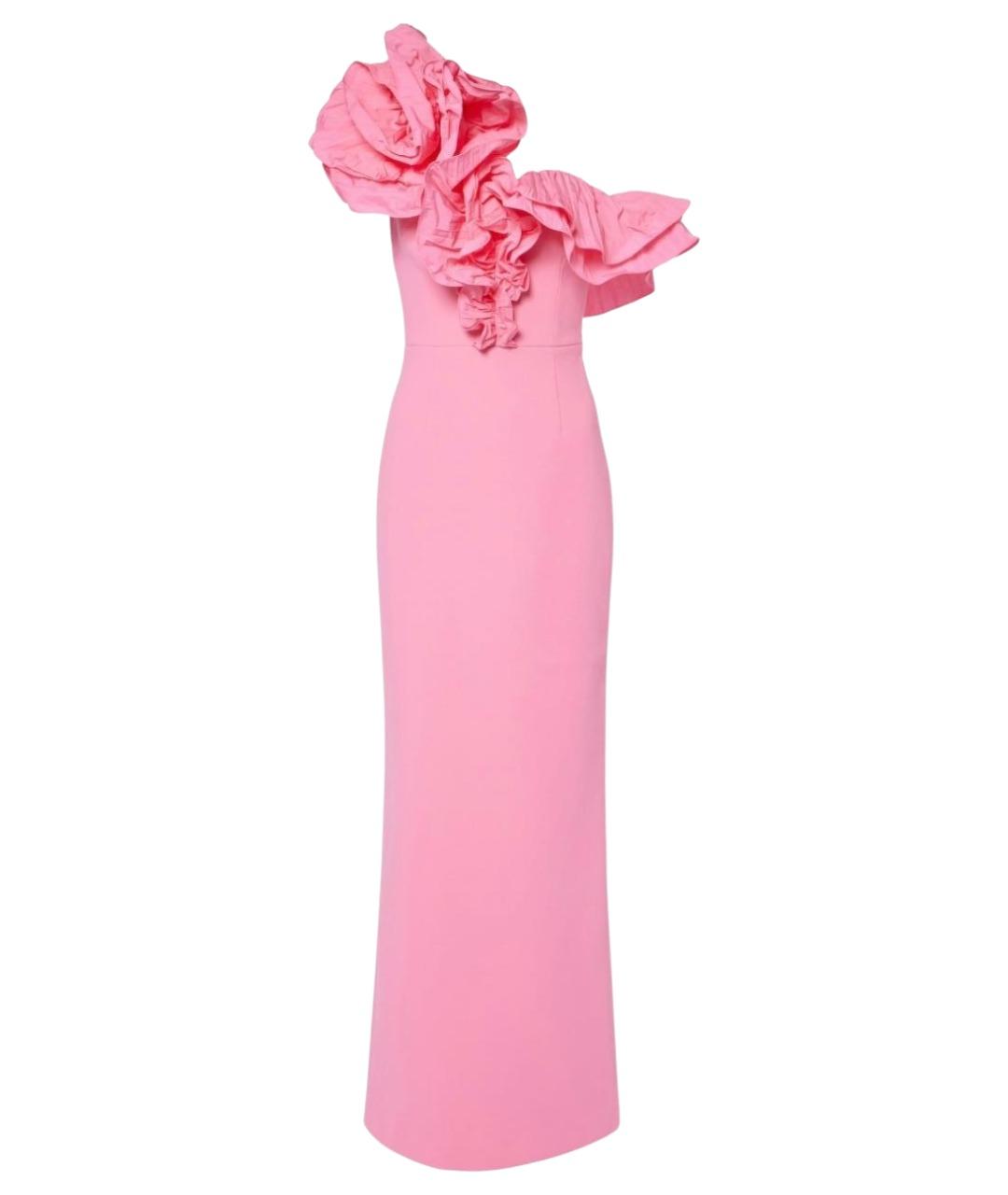 REBECCA VALLANCE Розовое полиэстеровое вечернее платье, фото 1