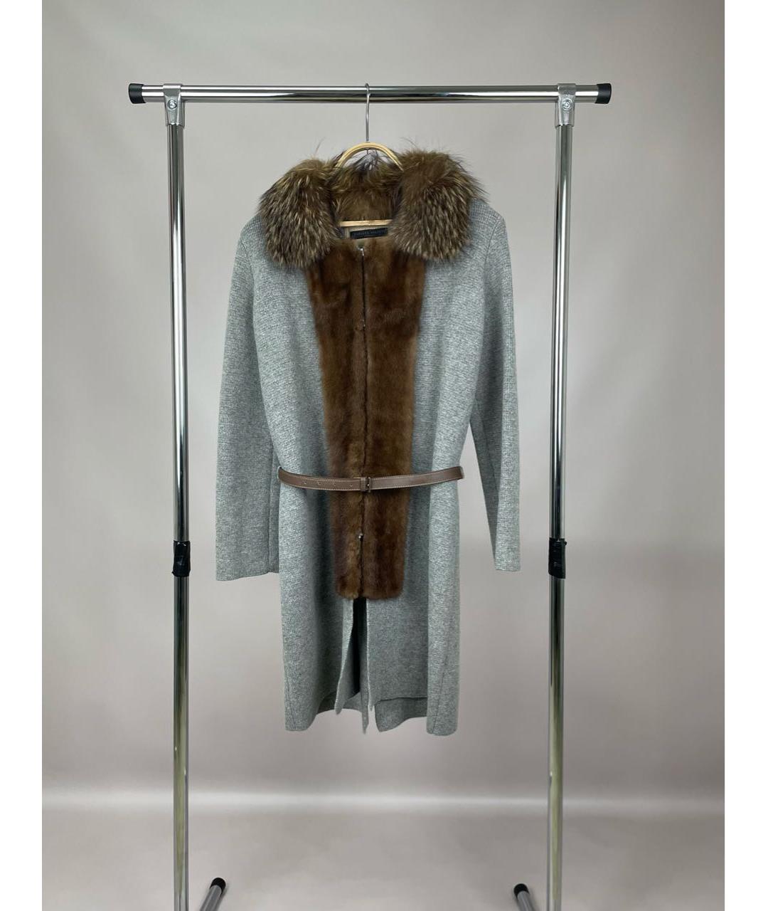 FABIANA FILIPPI Антрацитовый кашемировый кардиган, фото 5