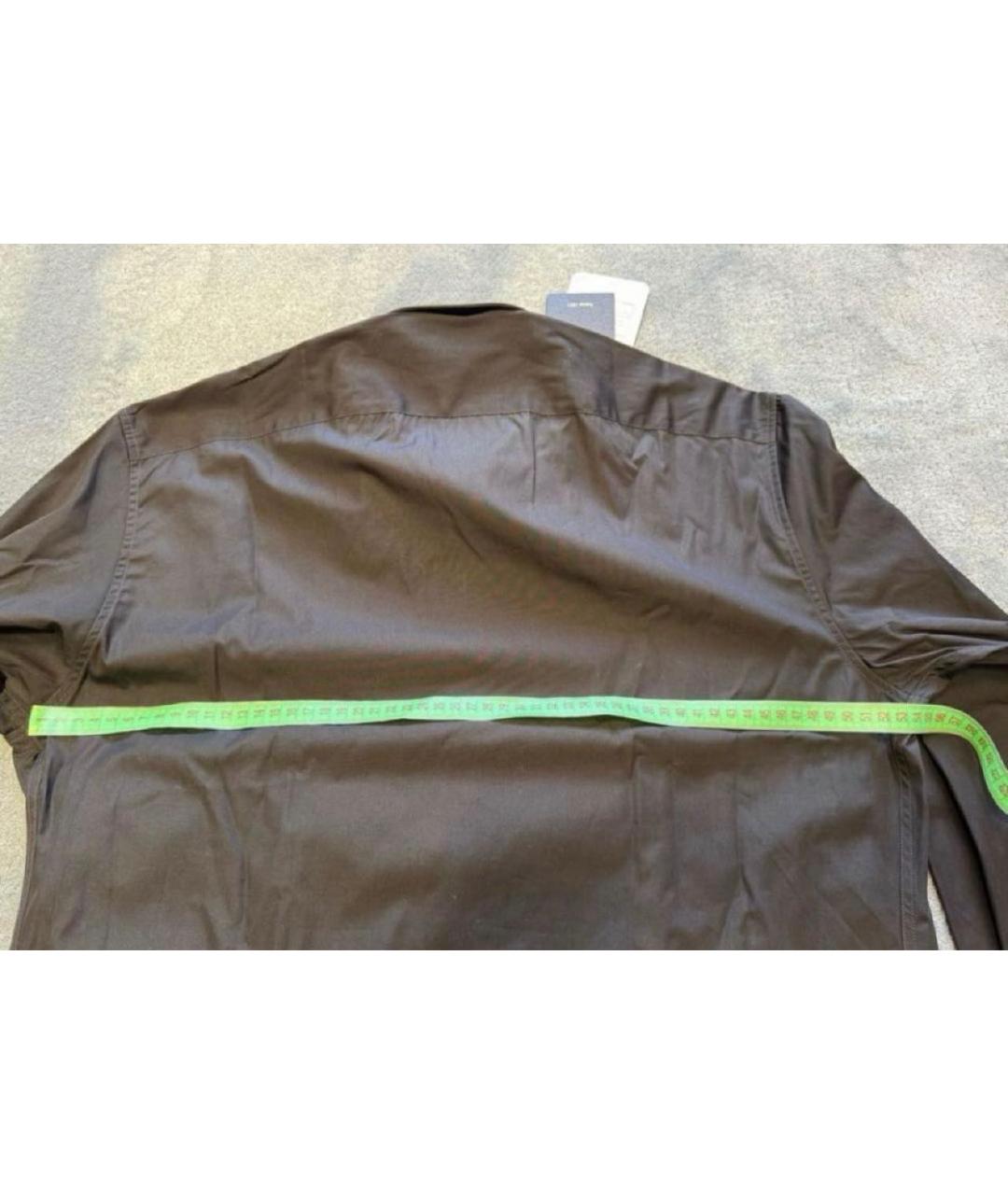 GUCCI Коричневая хлопковая кэжуал рубашка, фото 5