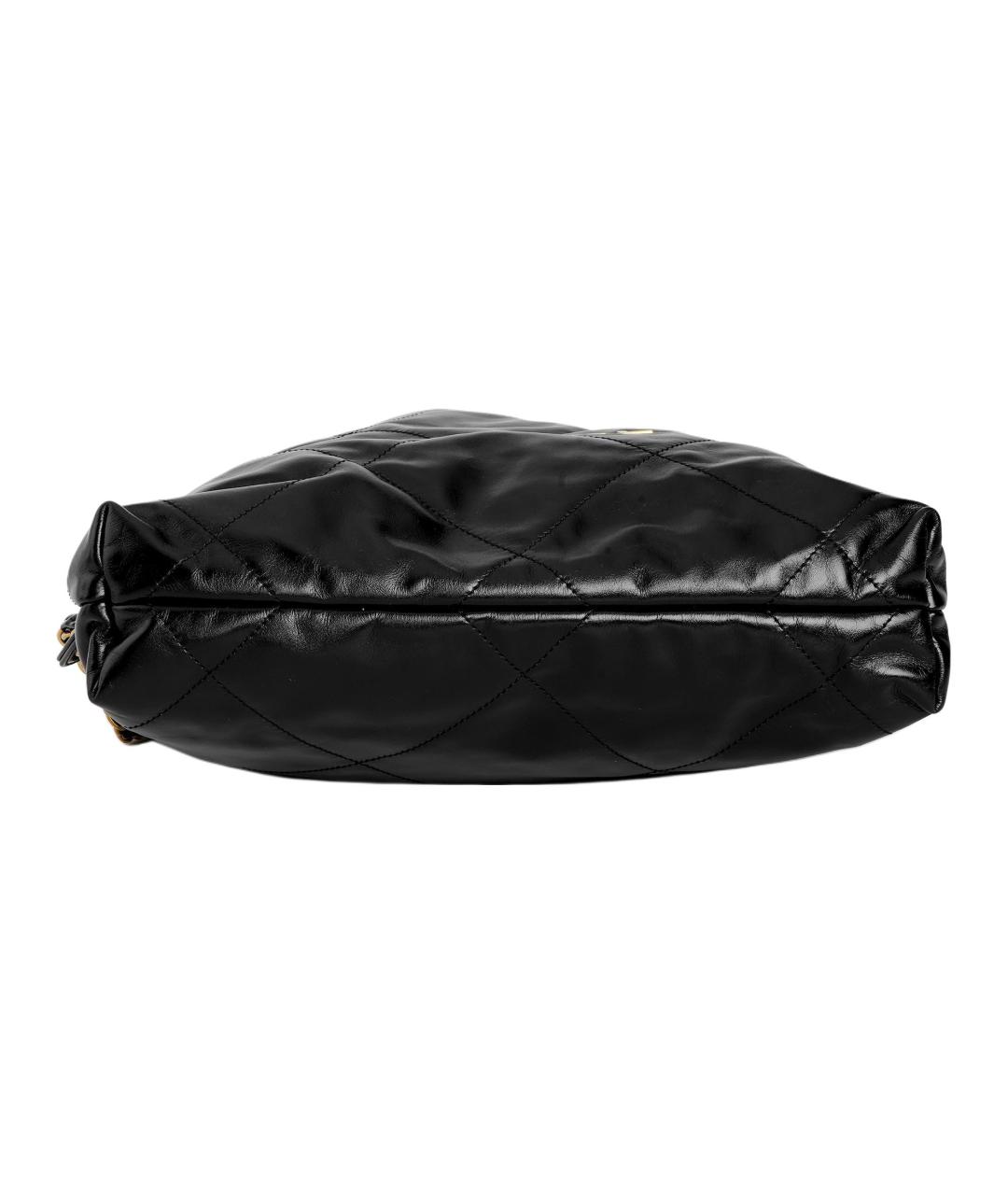 CHANEL Черный кожаный рюкзак, фото 4