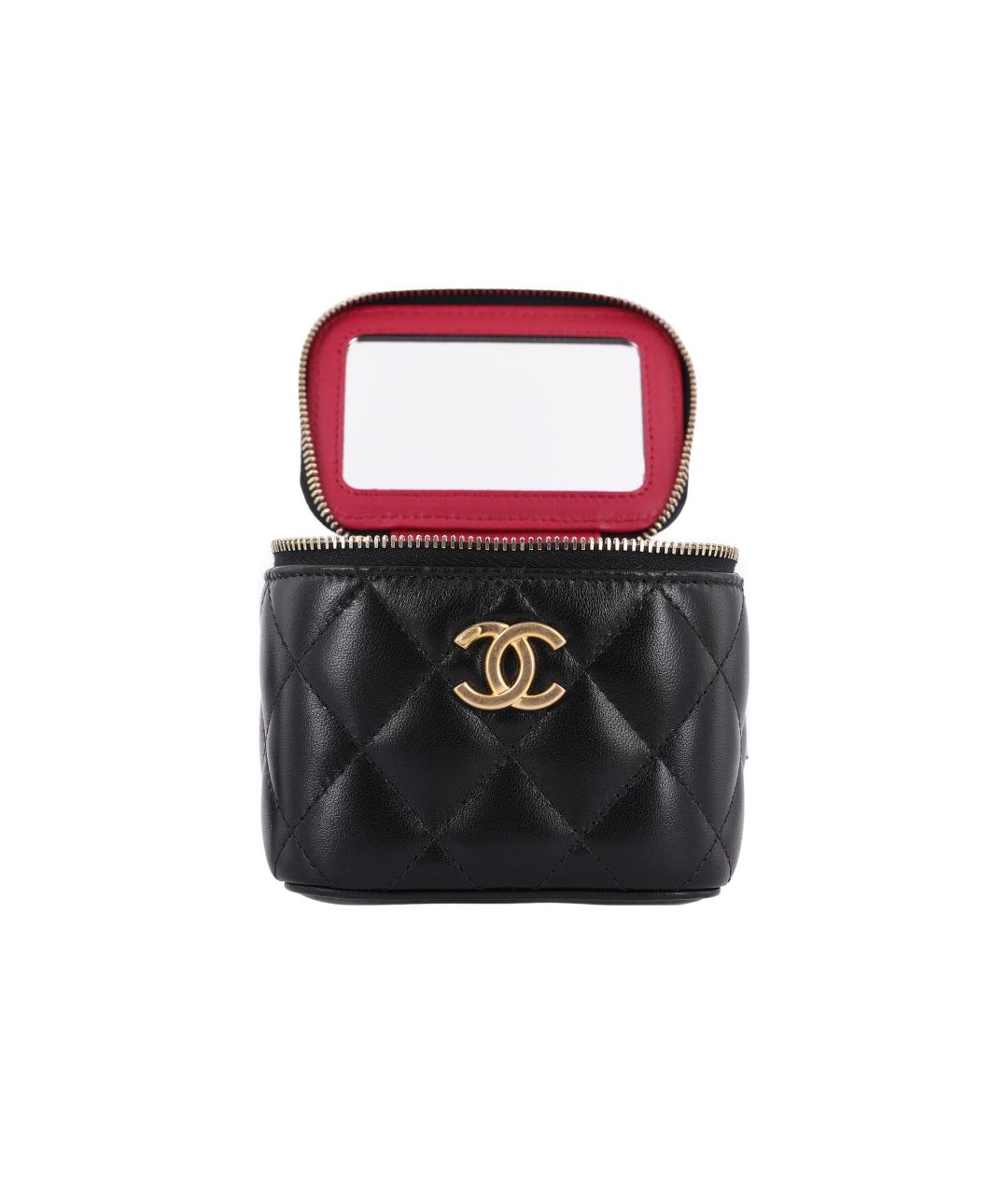 CHANEL Черная кожаная сумка через плечо, фото 5