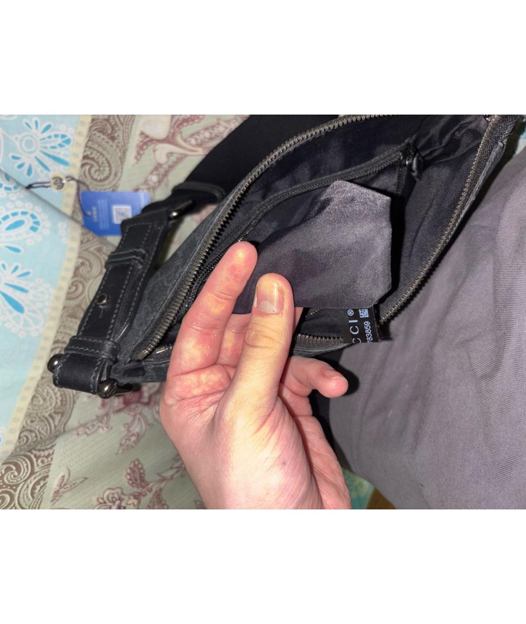 GUCCI Черная сумка на плечо, фото 8