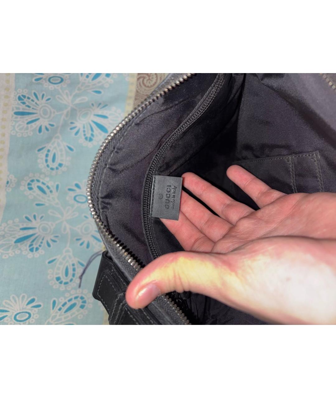 GUCCI Черная сумка на плечо, фото 5