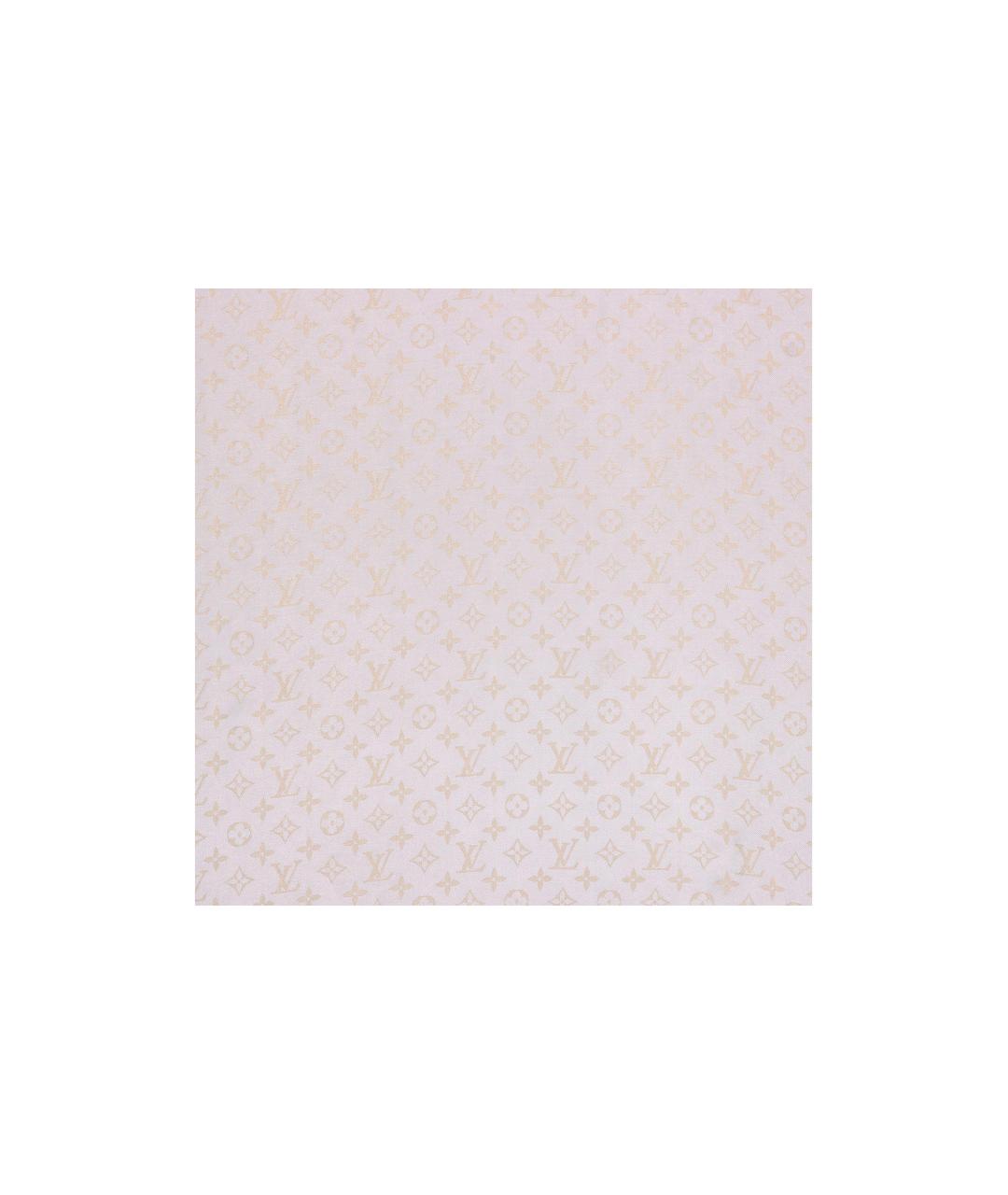LOUIS VUITTON Серый шарф, фото 2