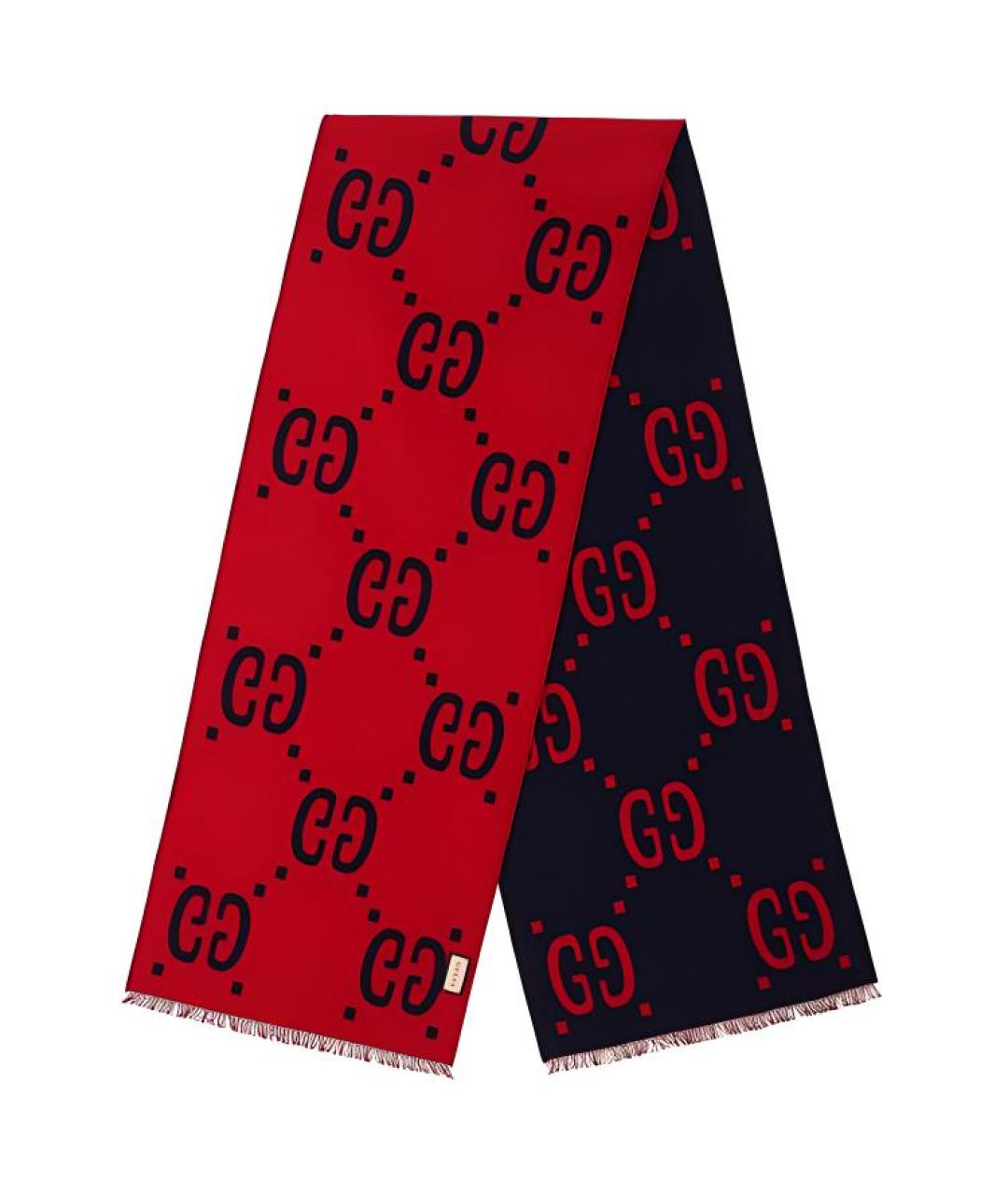 GUCCI Красный шарф, фото 1