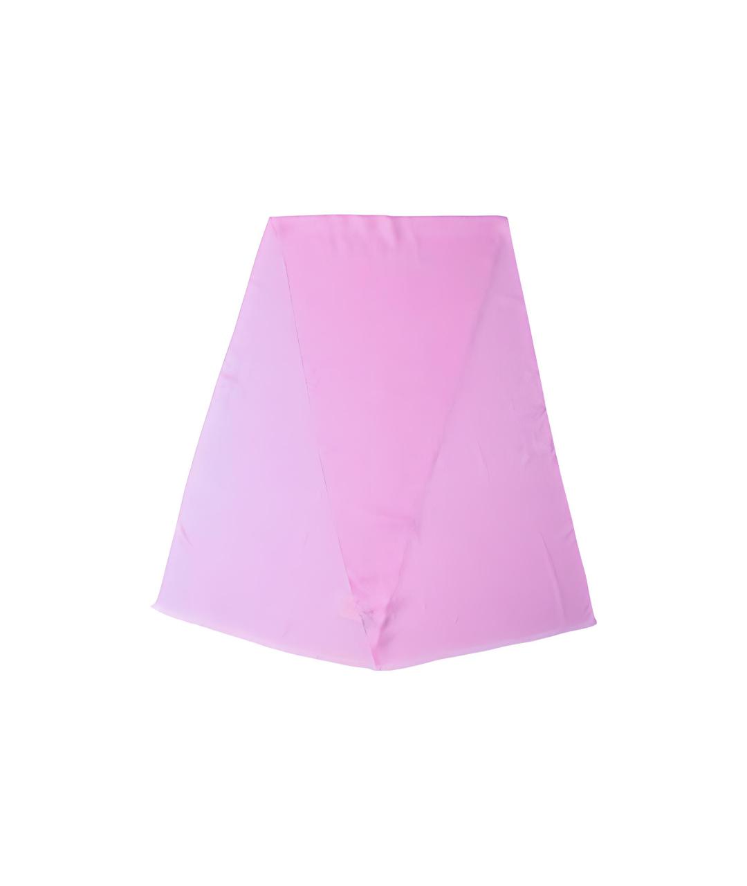 GUCCI Розовый шерстяной шарф, фото 2