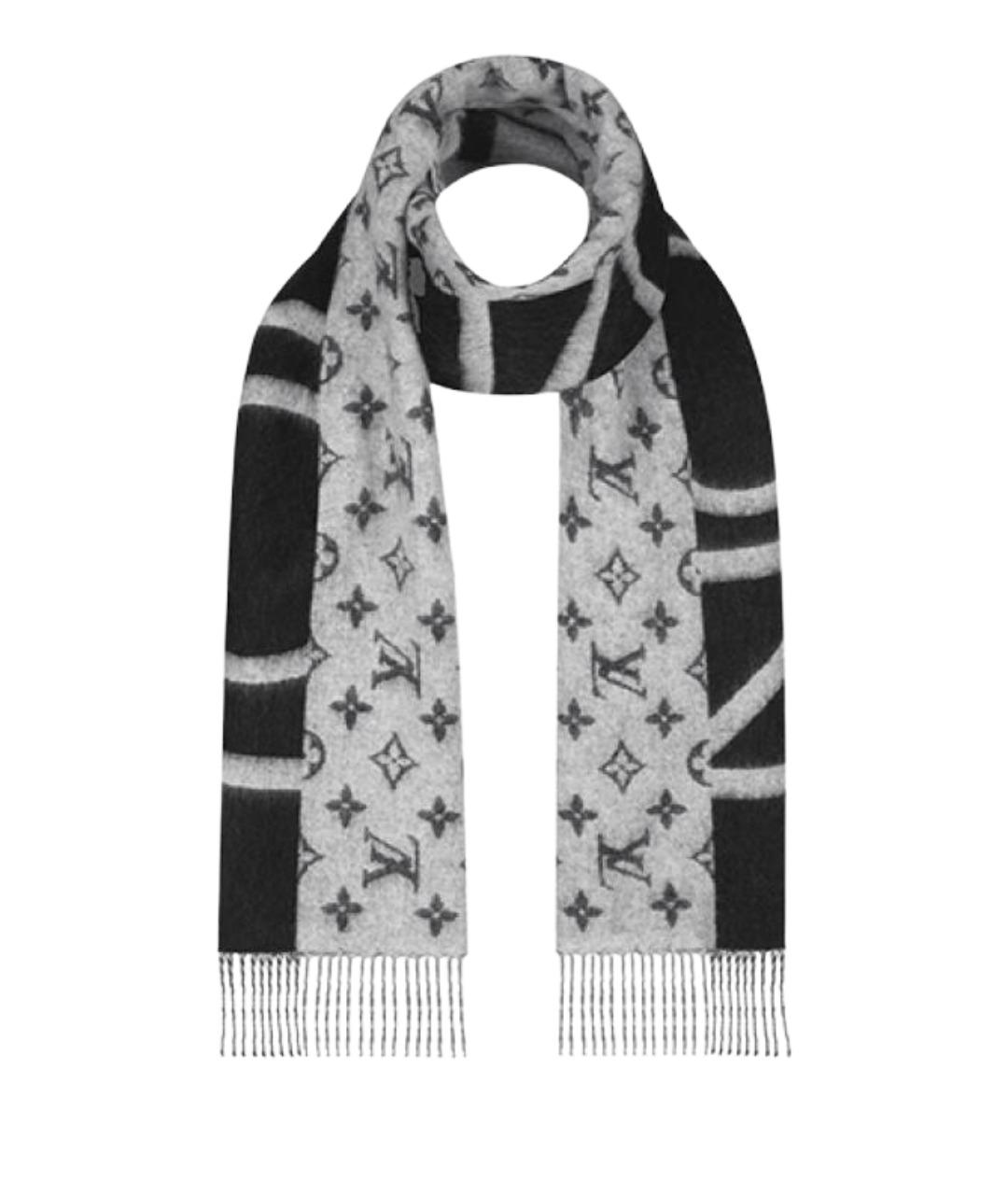 LOUIS VUITTON Черный шарф, фото 1