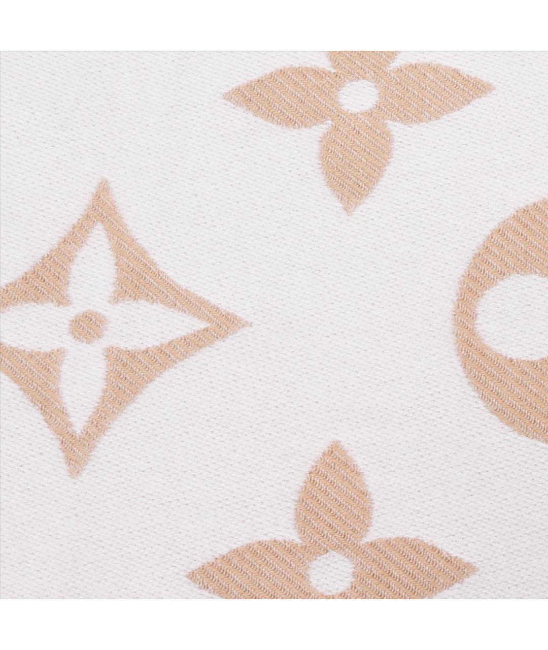 LOUIS VUITTON Коричневый шарф, фото 3