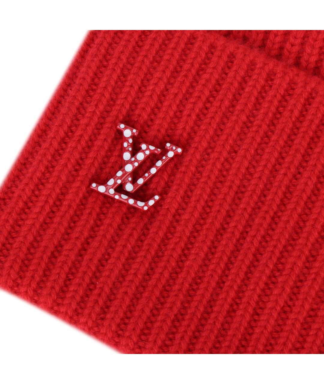 LOUIS VUITTON Красная шапка, фото 4