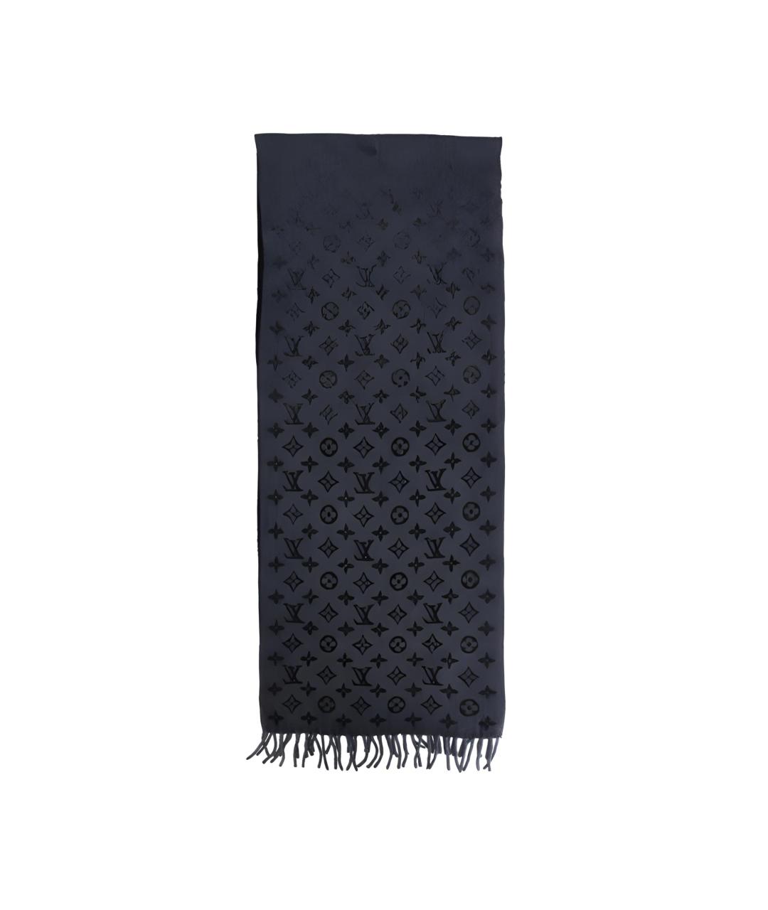 LOUIS VUITTON Черный шарф, фото 1