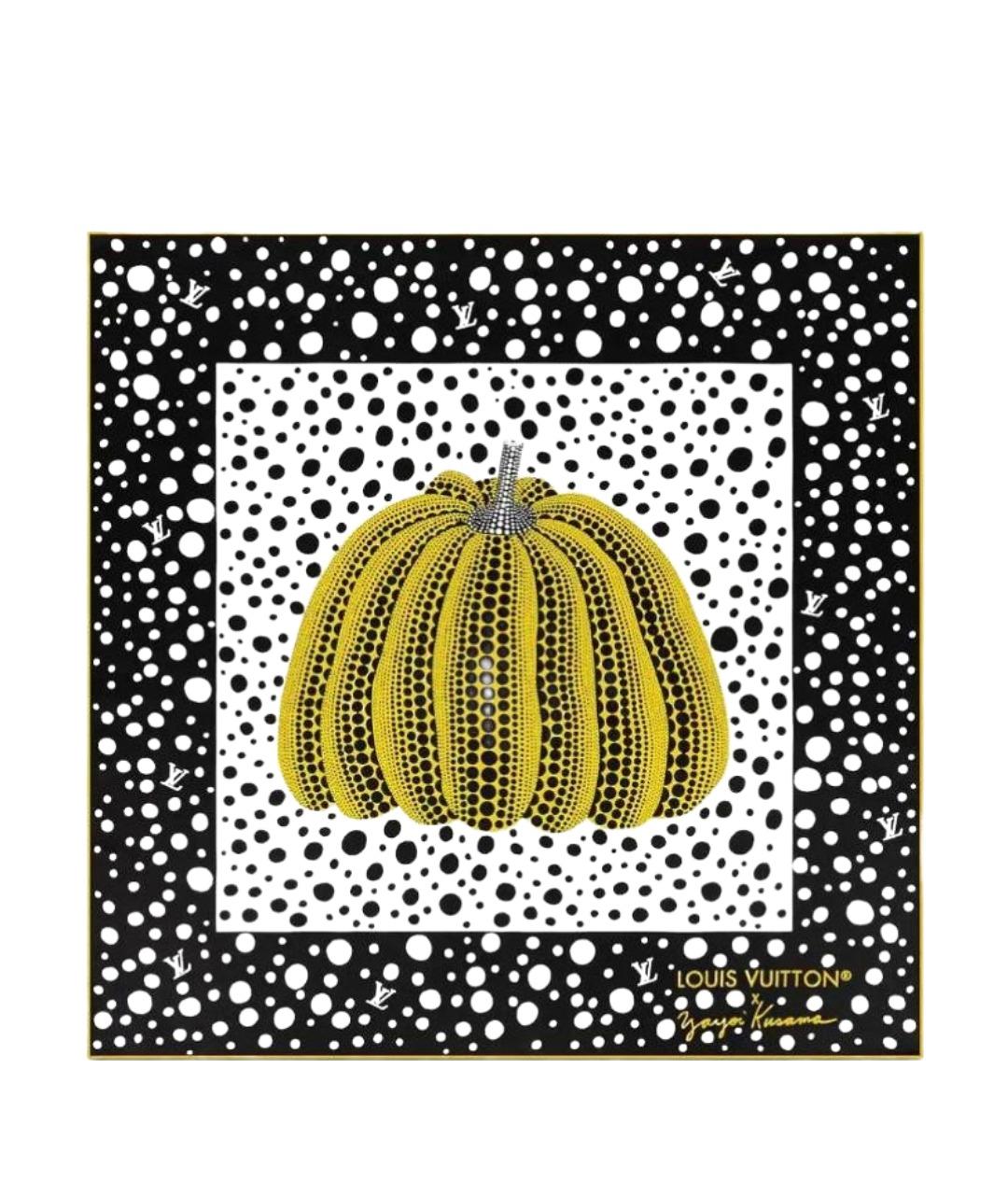 LOUIS VUITTON Черный шарф, фото 1