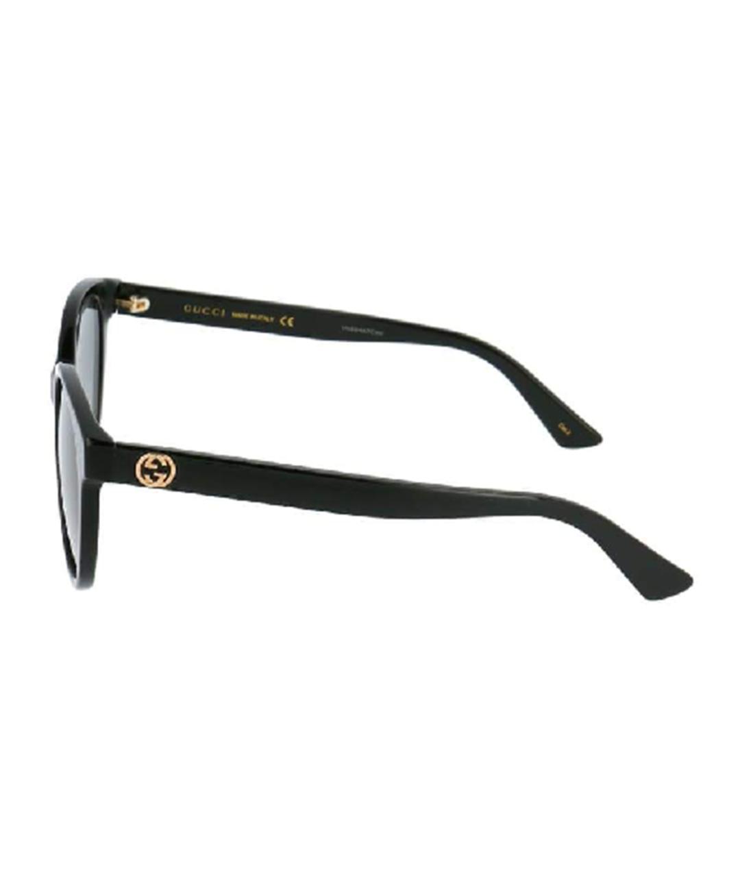 GUCCI Черные пластиковые солнцезащитные очки, фото 3