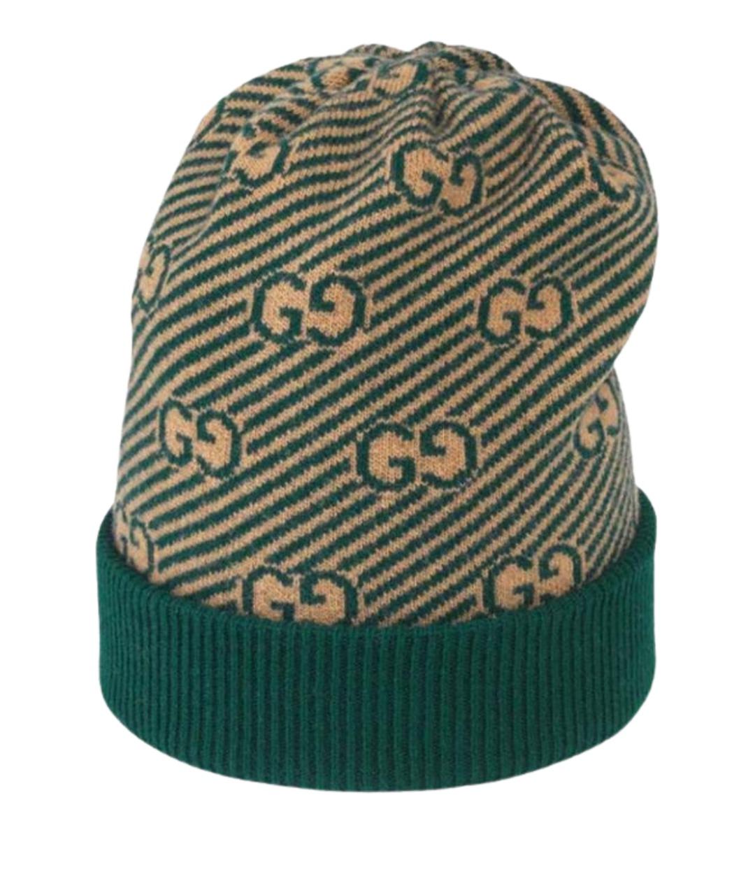 GUCCI Бежевая шапка, фото 1