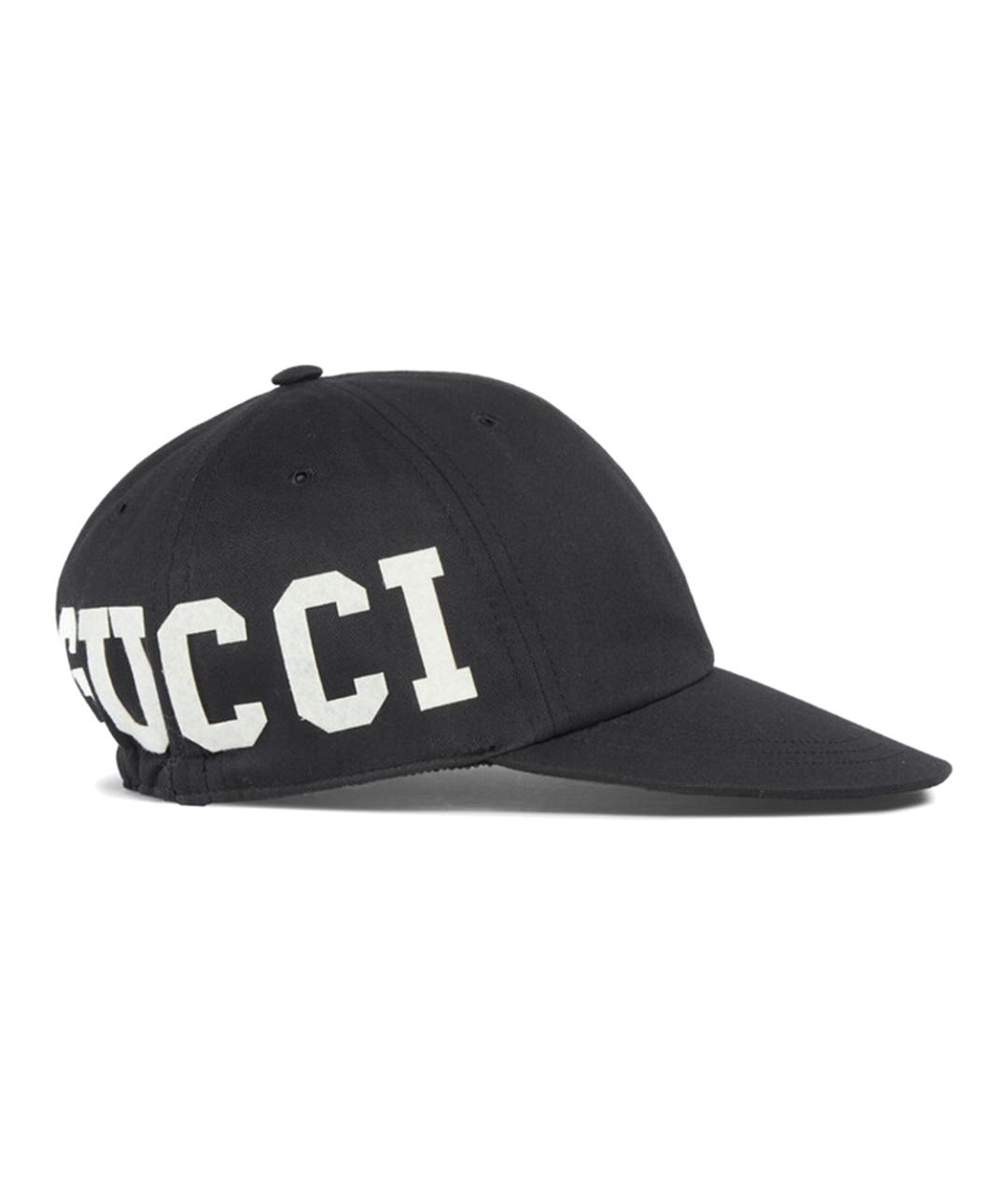 GUCCI Черная кепка, фото 2