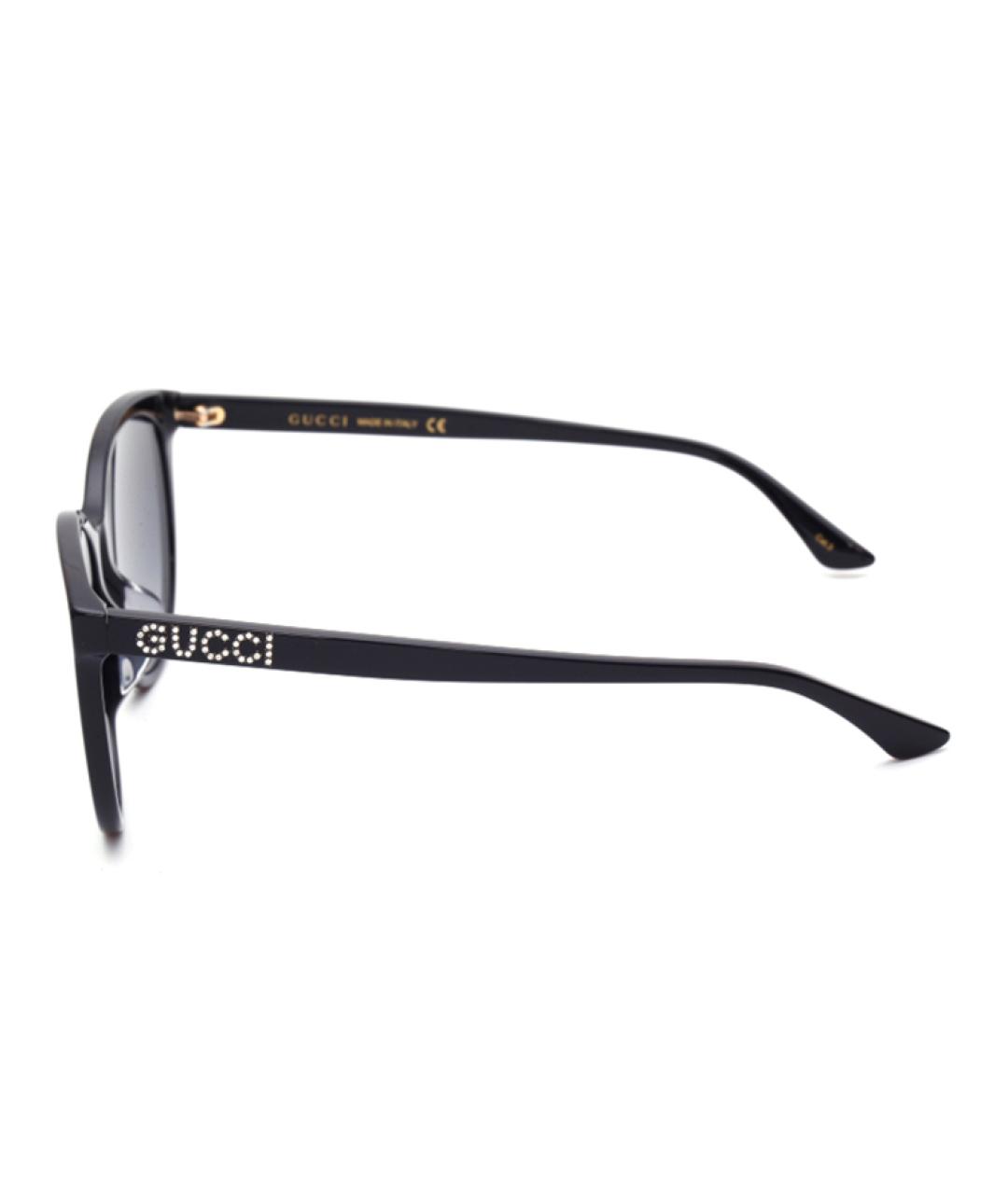 GUCCI Черные пластиковые солнцезащитные очки, фото 4