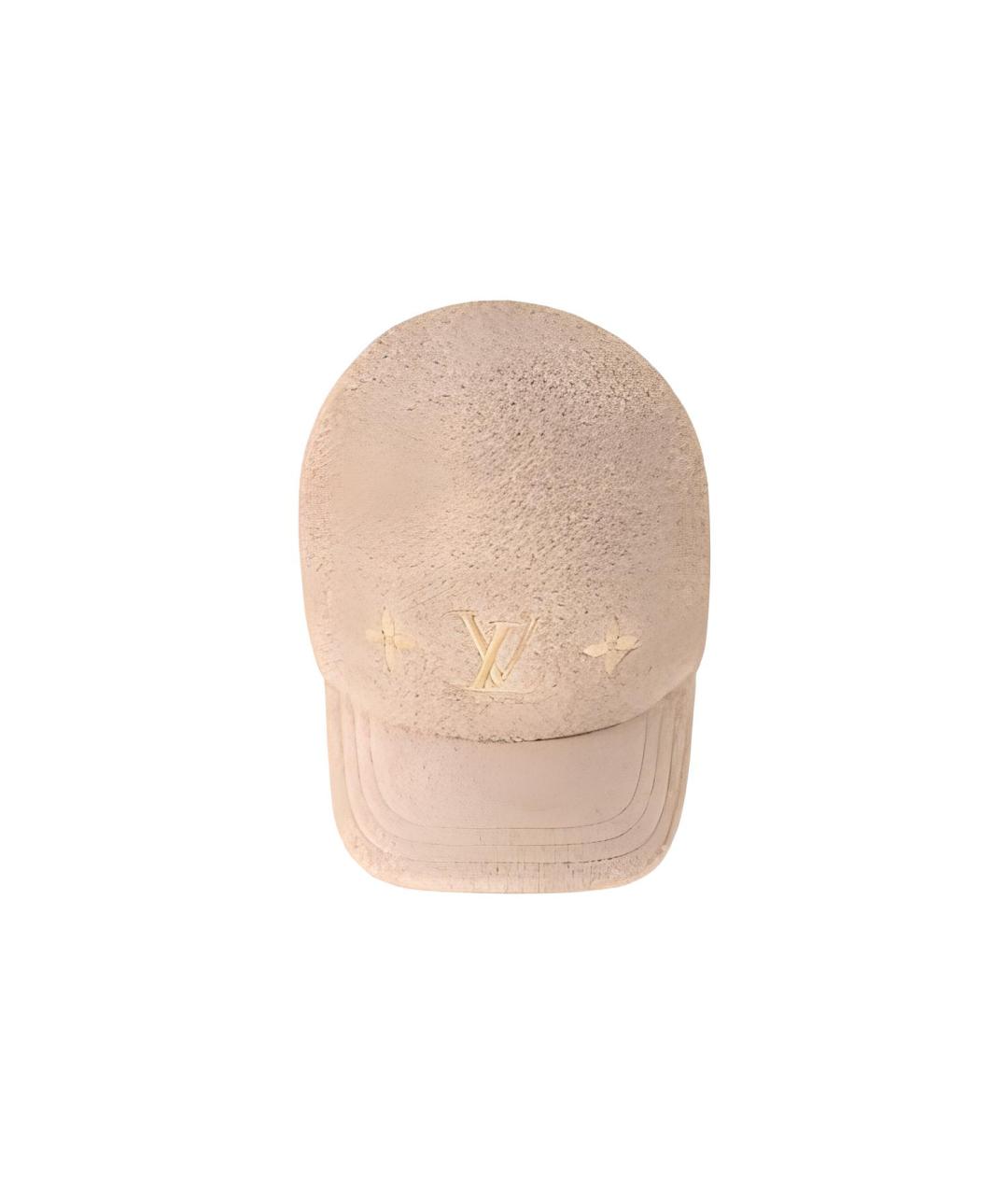 LOUIS VUITTON Бежевая кепка, фото 3