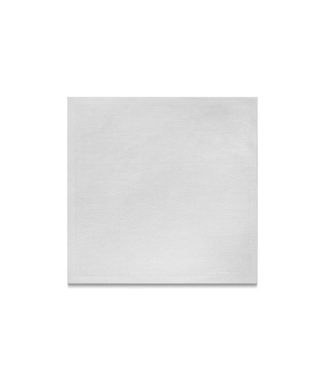 LOUIS VUITTON Серый шарф, фото 3