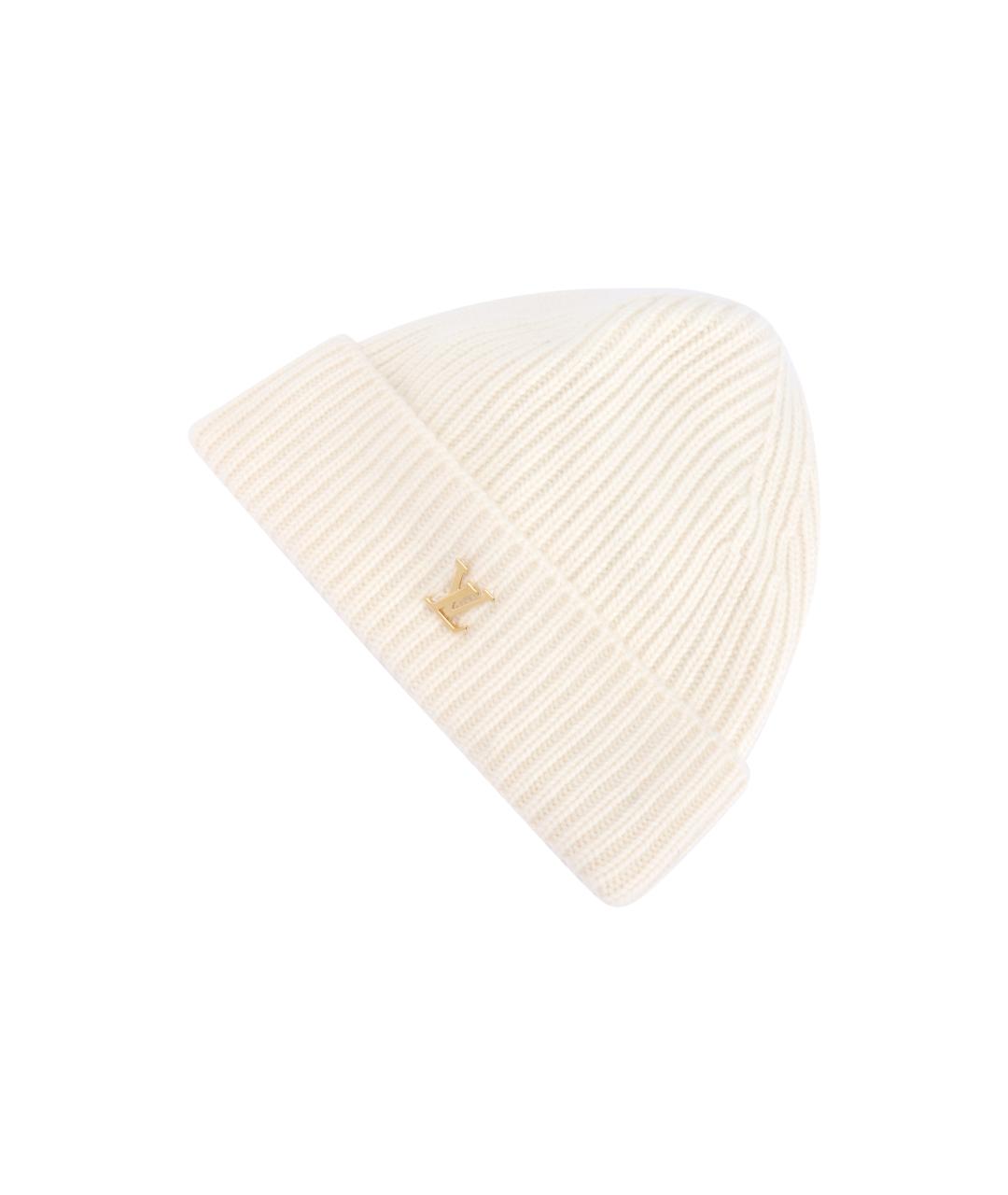 LOUIS VUITTON Белая шапка, фото 3