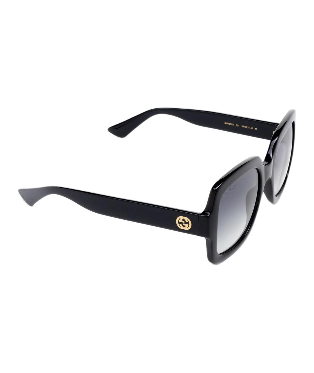 GUCCI Черные пластиковые солнцезащитные очки, фото 2